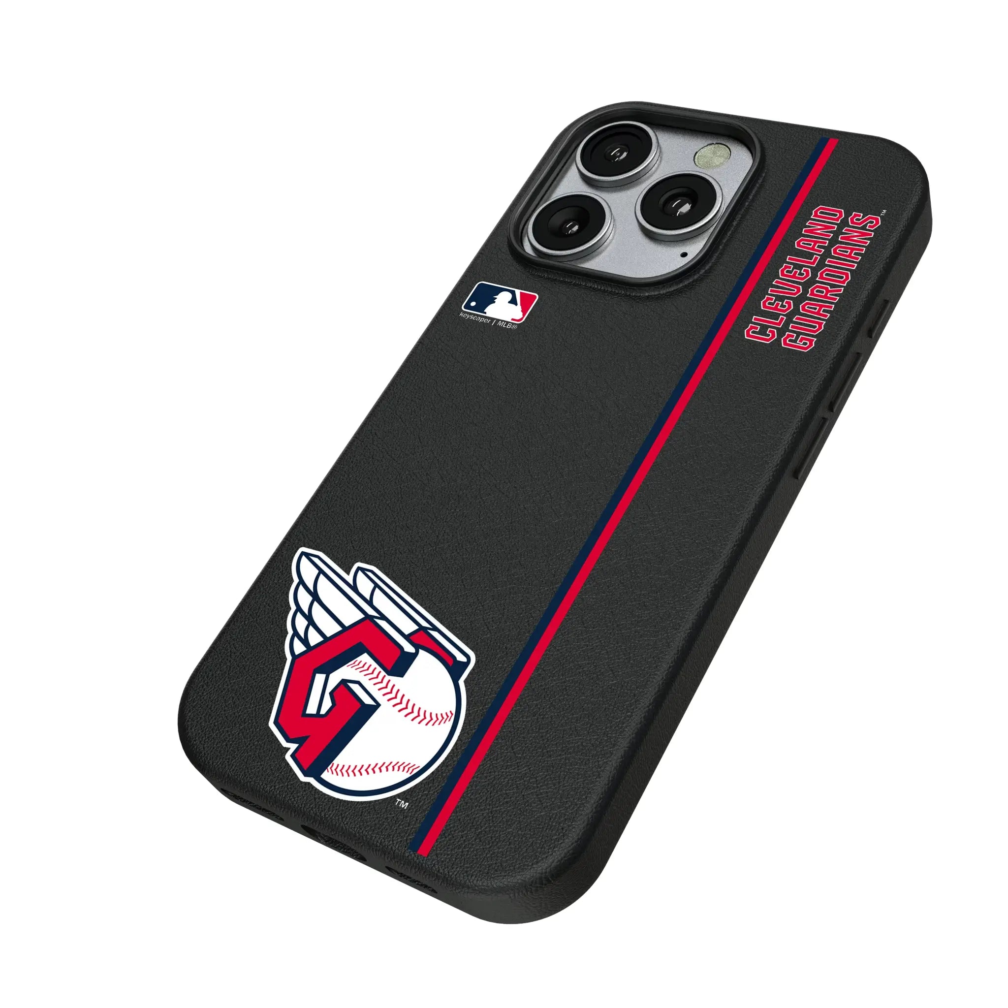 Cleveland Guardians Sidebar iPhone MagSafe Compatible Phone Case for Apple iPhone - Isometric View