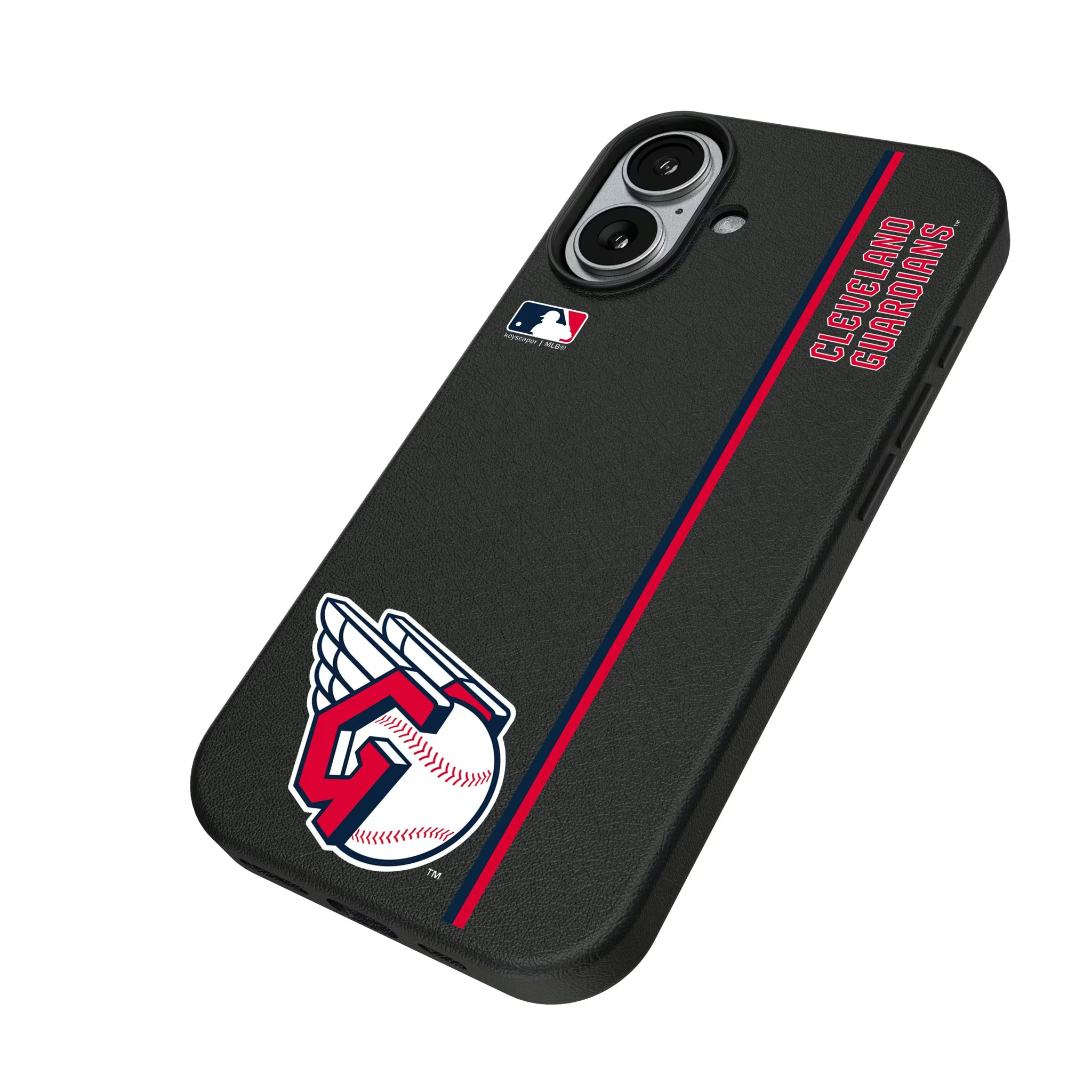Cleveland Guardians Sidebar iPhone MagSafe Compatible Phone Case for Apple iPhone - Isometric View#Device_iPhone 17