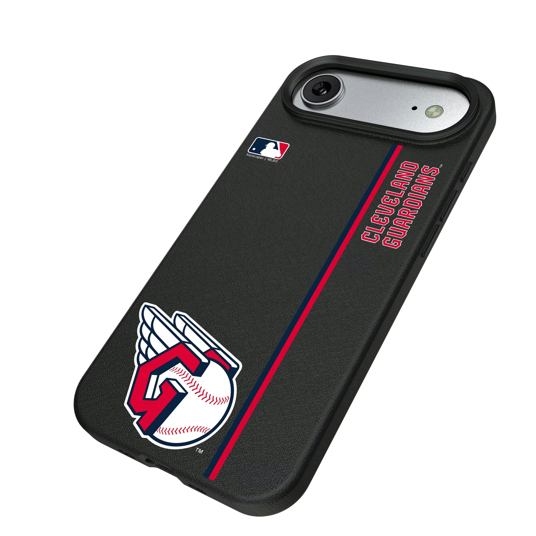 Cleveland Guardians Sidebar iPhone MagSafe Compatible Phone Case for Apple iPhone - Isometric View#Device_iPhone Air