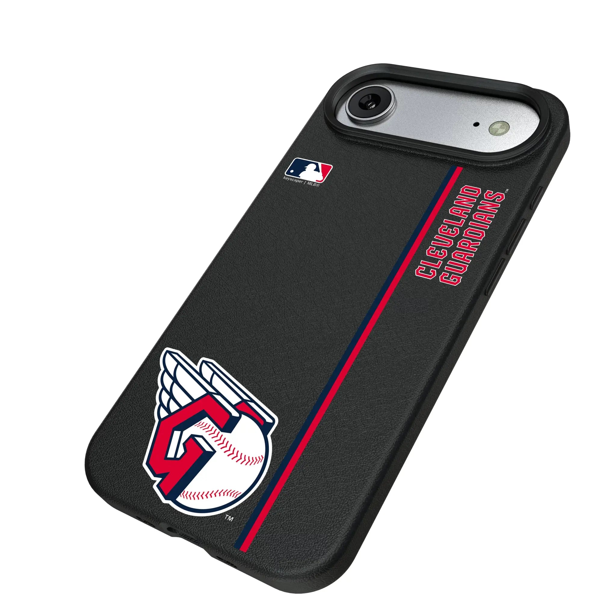 Cleveland Guardians Sidebar iPhone MagSafe Compatible Phone Case for Apple iPhone - Isometric View#Device_iPhone Air