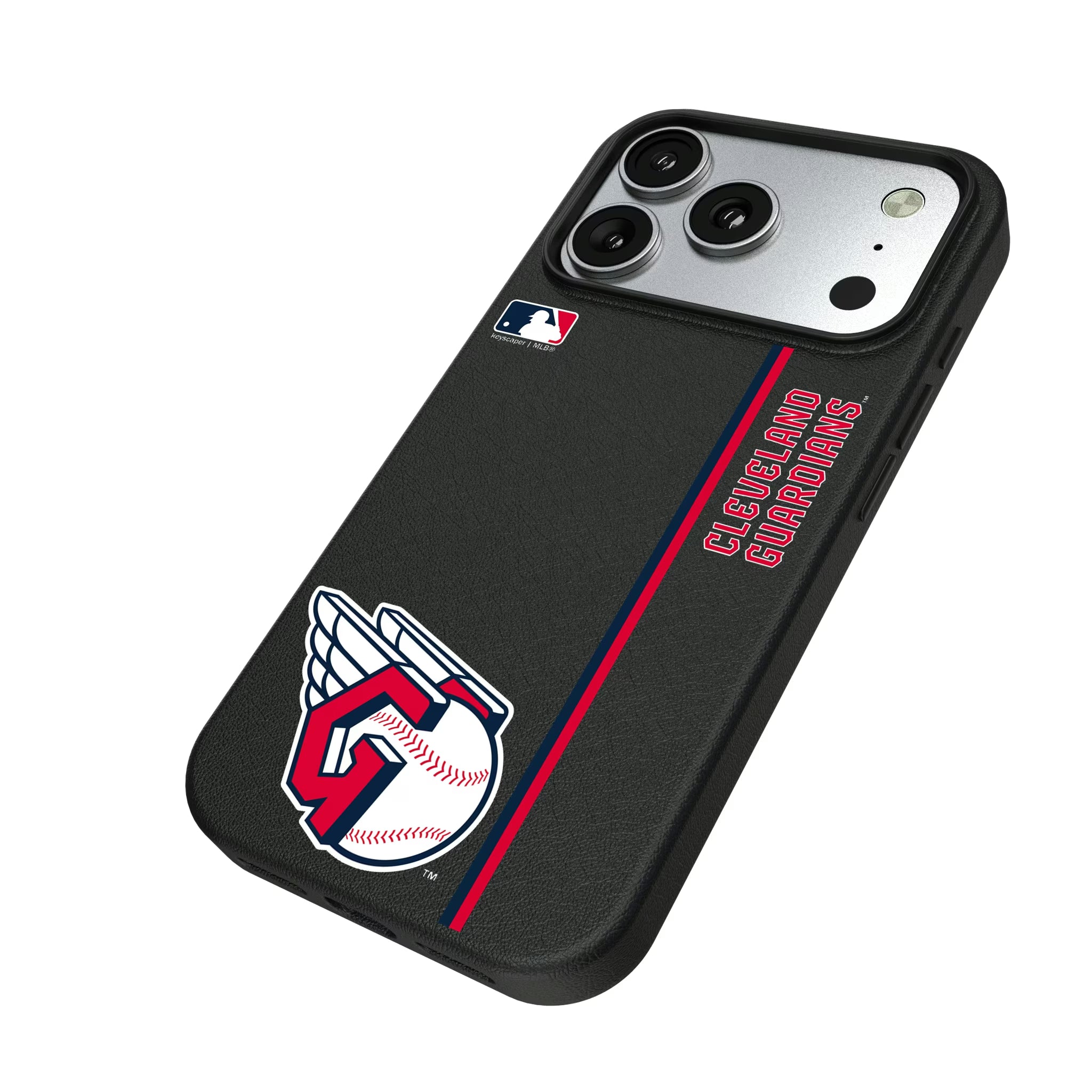 Cleveland Guardians Sidebar iPhone MagSafe Compatible Phone Case for Apple iPhone - Isometric View#Device_iPhone 17 Pro