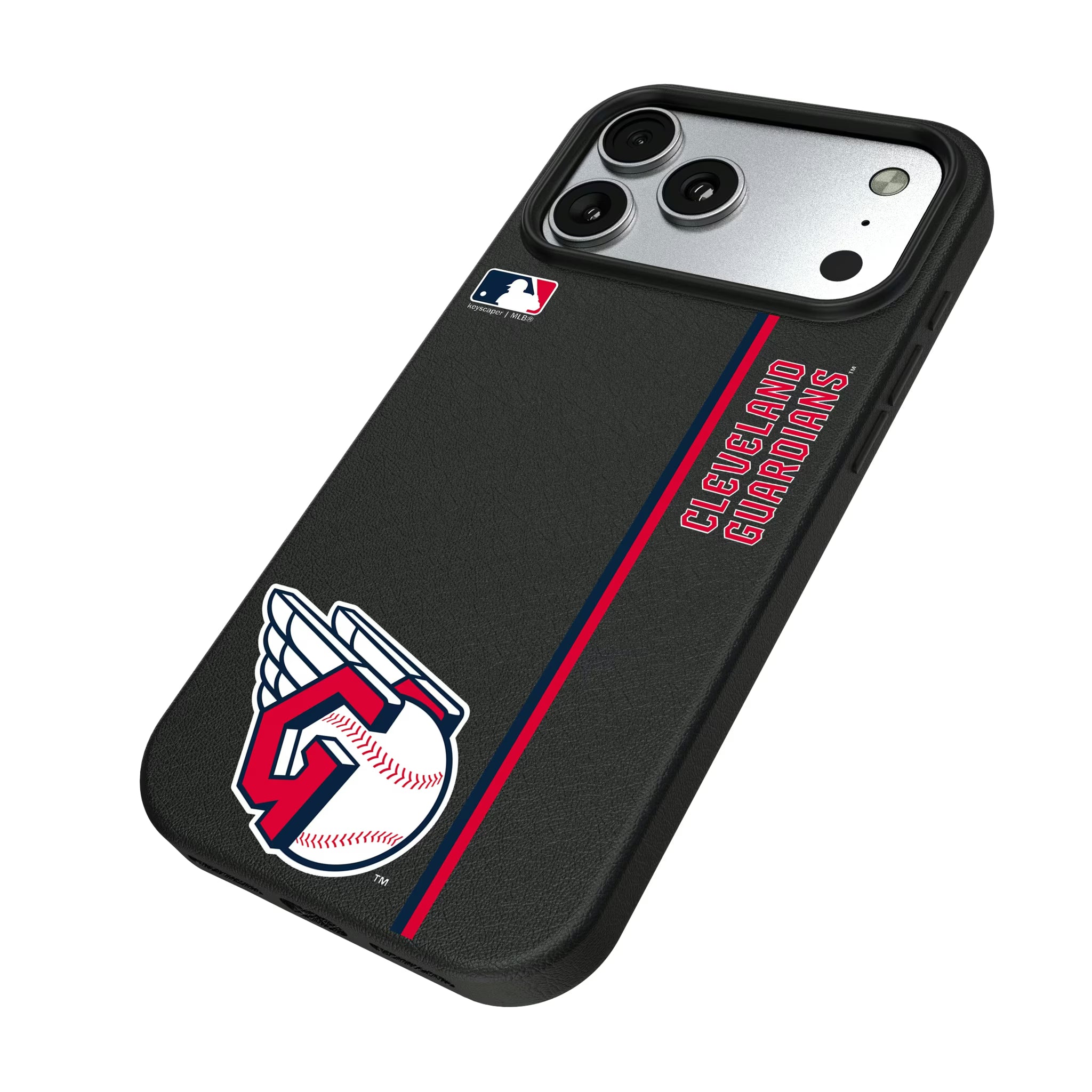 Cleveland Guardians Sidebar iPhone MagSafe Compatible Phone Case for Apple iPhone - Isometric View#Device_iPhone 17 Pro Max