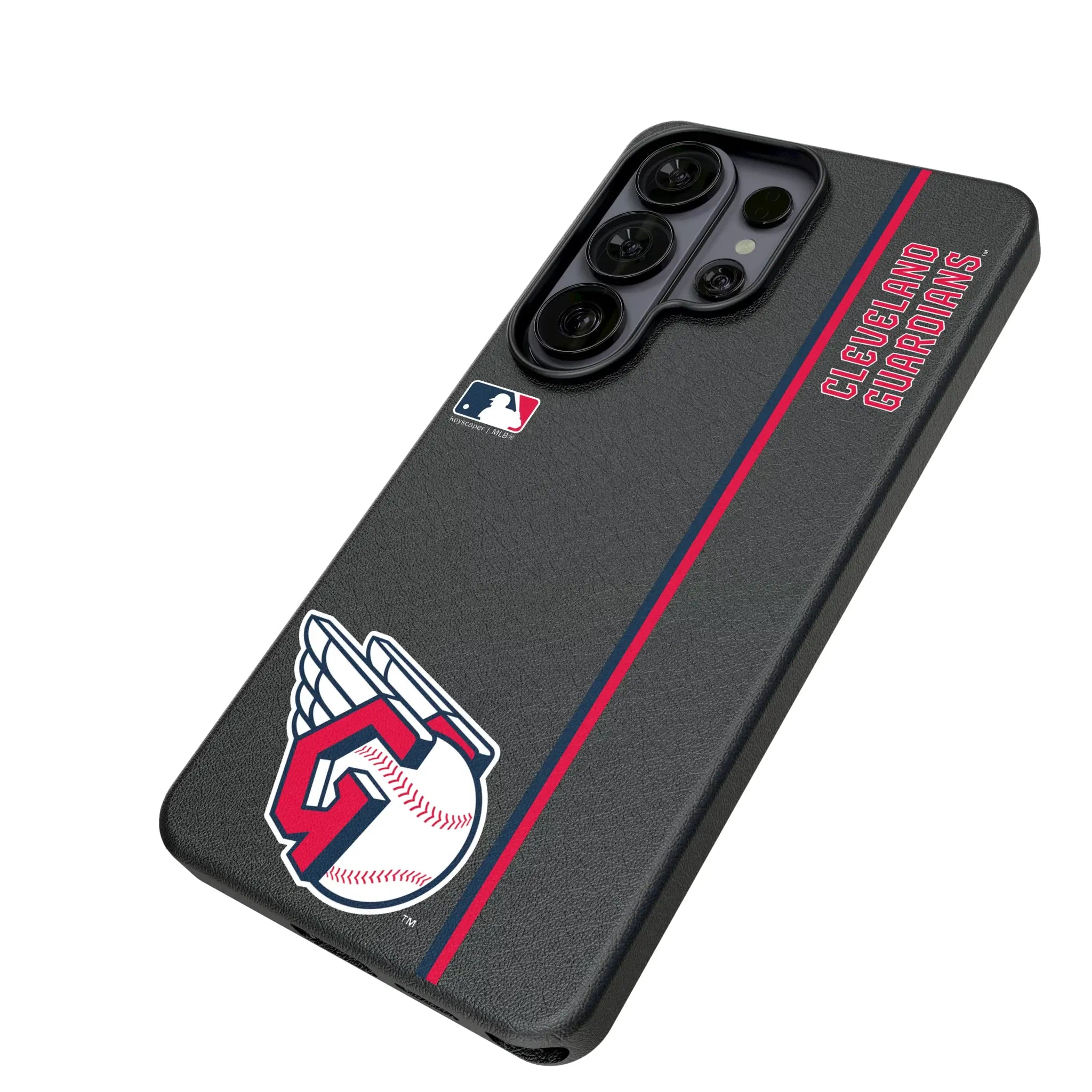 Cleveland Guardians Sidebar Galaxy MagSafe Compatible Phone Case for Samsung Galaxy - Isometric View#Device_Galaxy S26 Ultra