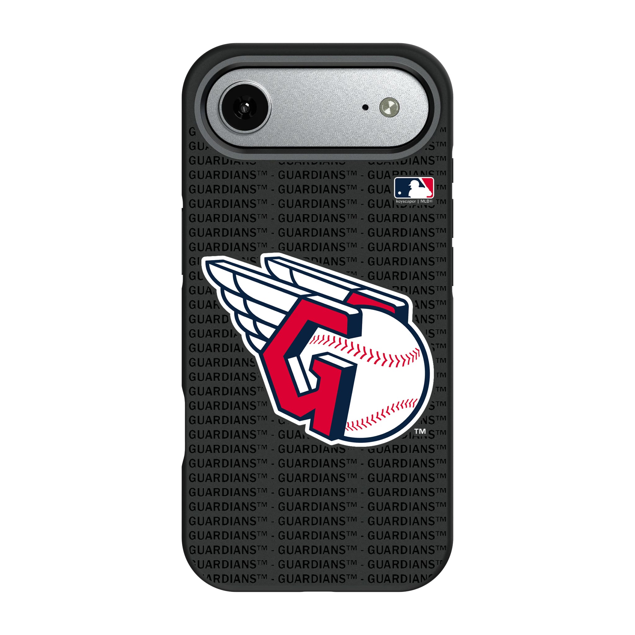 Cleveland Guardians Text Backdrop iPhone Bump Phone Case for Apple iPhone#Device_iPhone Air