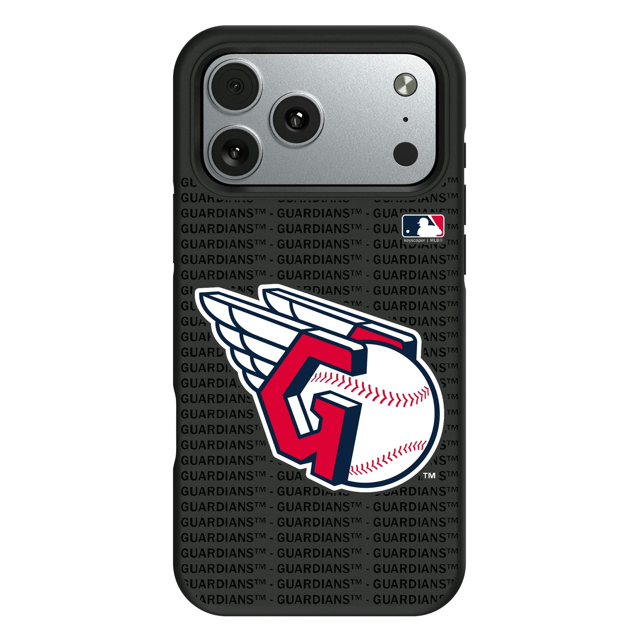 Cleveland Guardians Text Backdrop iPhone Bump Phone Case for Apple iPhone#Device_iPhone 17 Pro Max