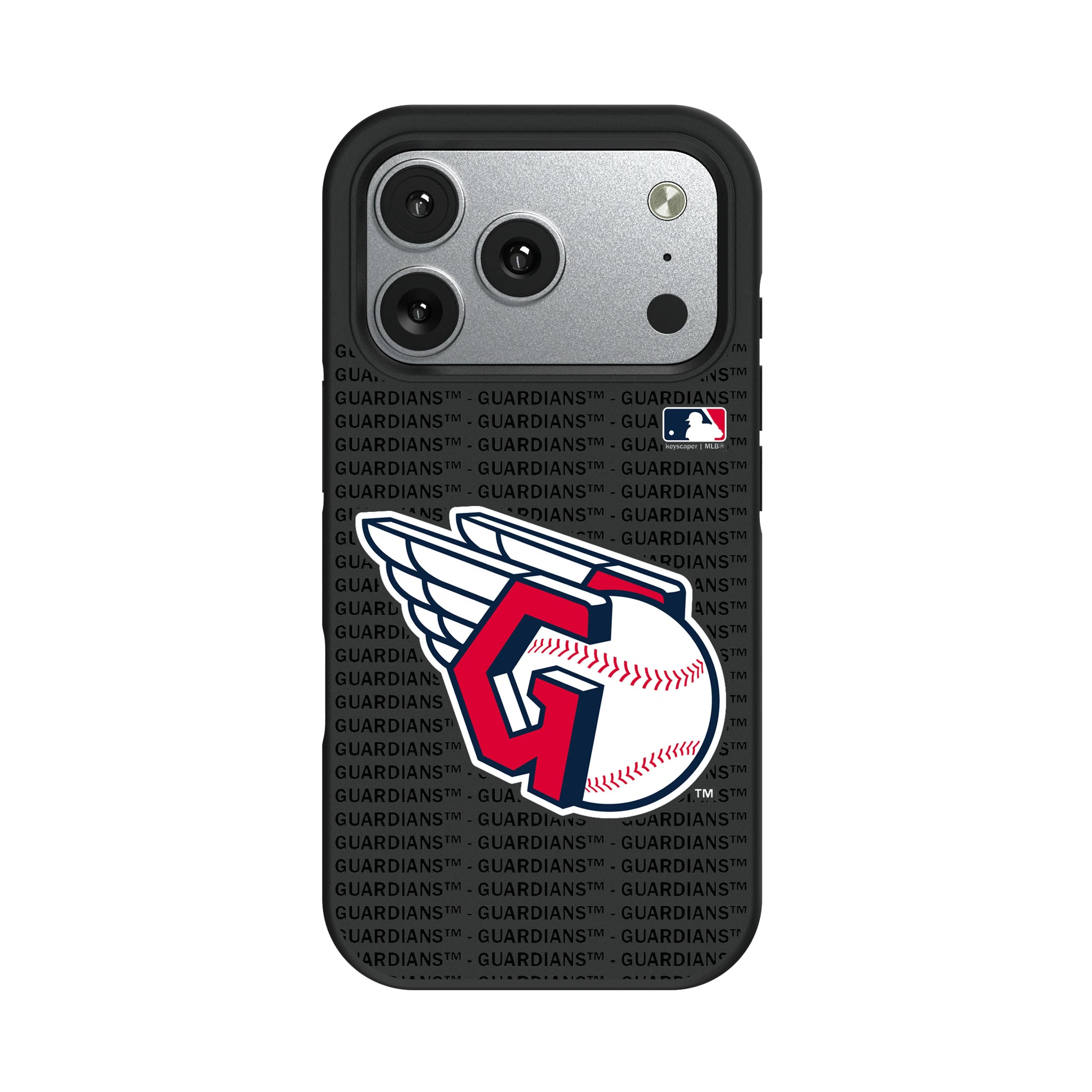 Cleveland Guardians Text Backdrop iPhone Bump Phone Case for Apple iPhone#Device_iPhone 17 Pro