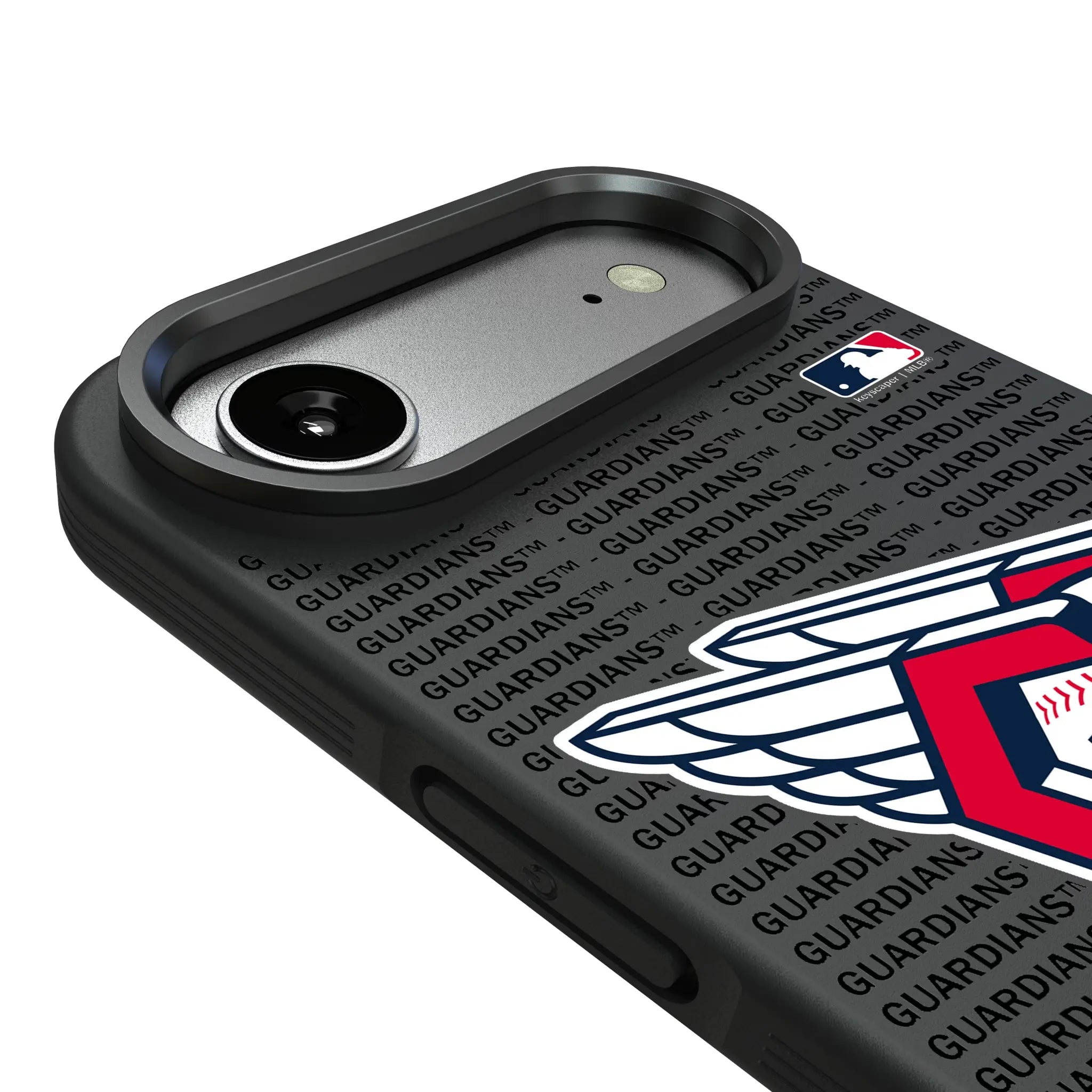 Cleveland Guardians Text Backdrop iPhone Bump Phone Case for Apple iPhone - Detail#Device_iPhone Air