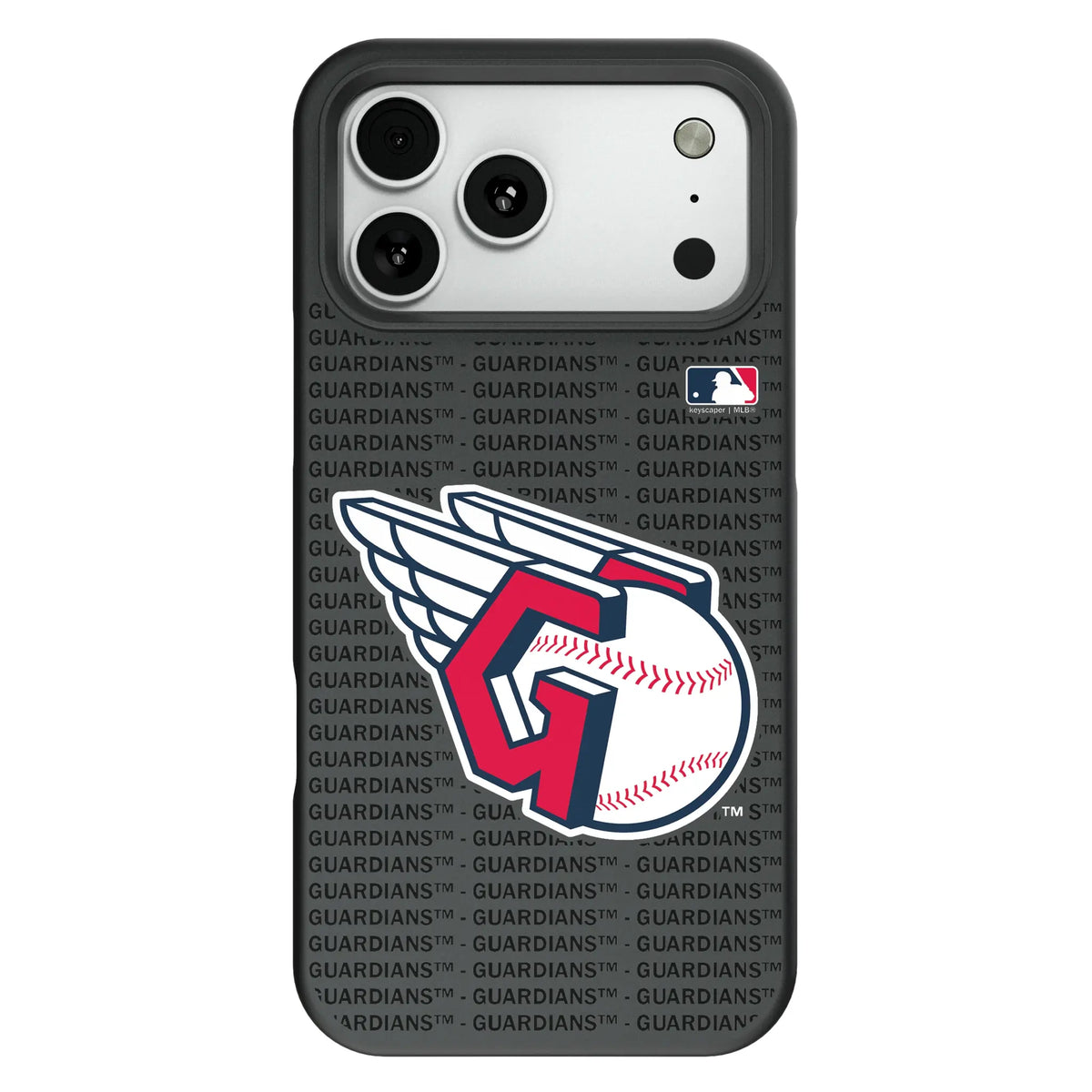 Cleveland Guardians Text Backdrop Bump Phone Case for Apple iPhone