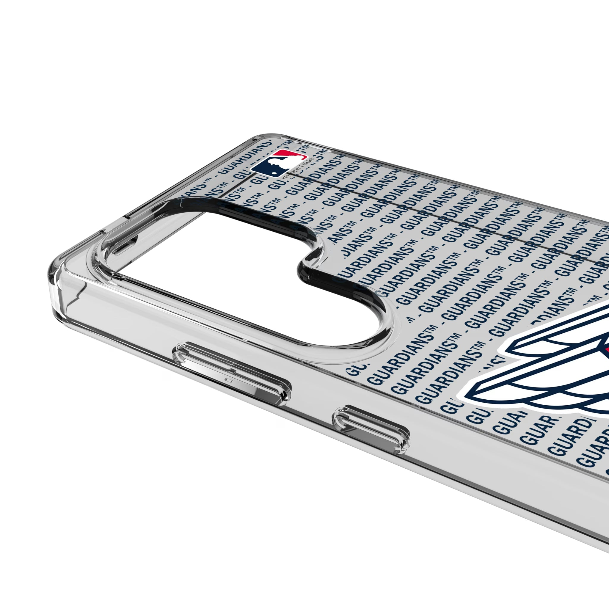 Cleveland Guardians Text Backdrop Galaxy Clear Phone Case for Samsung Galaxy - Detail