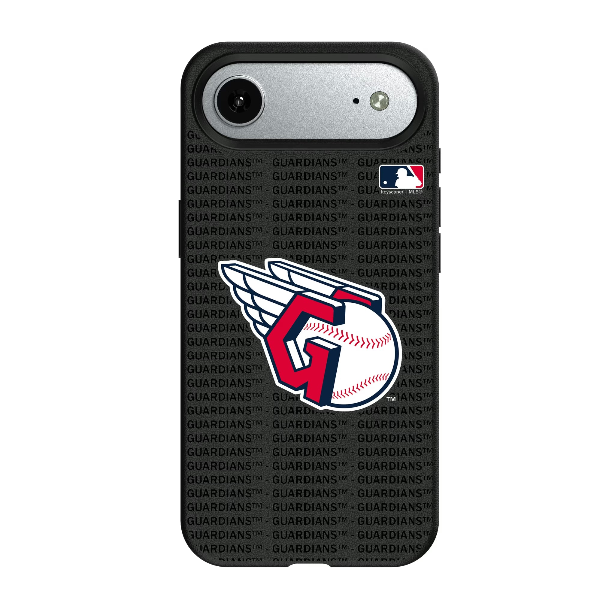 Cleveland Guardians Text Backdrop iPhone MagSafe Compatible Phone Case for Apple iPhone#Device_iPhone Air
