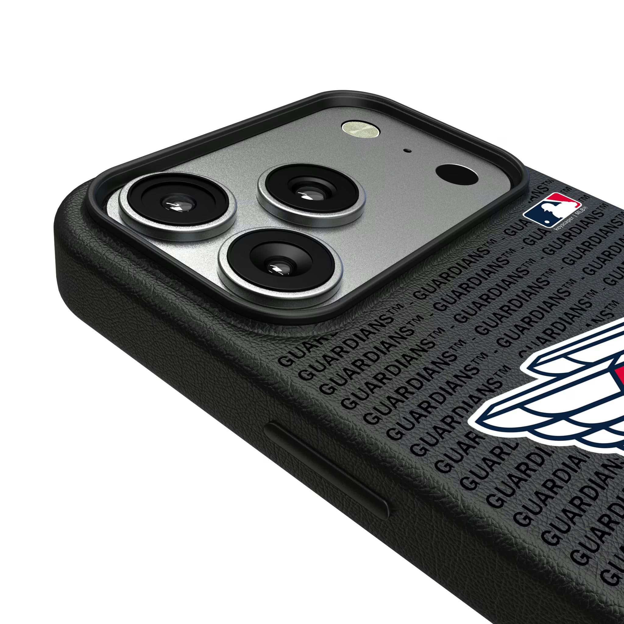 Cleveland Guardians Text Backdrop iPhone MagSafe Compatible Phone Case for Apple iPhone - Detail#Device_iPhone 17 Pro