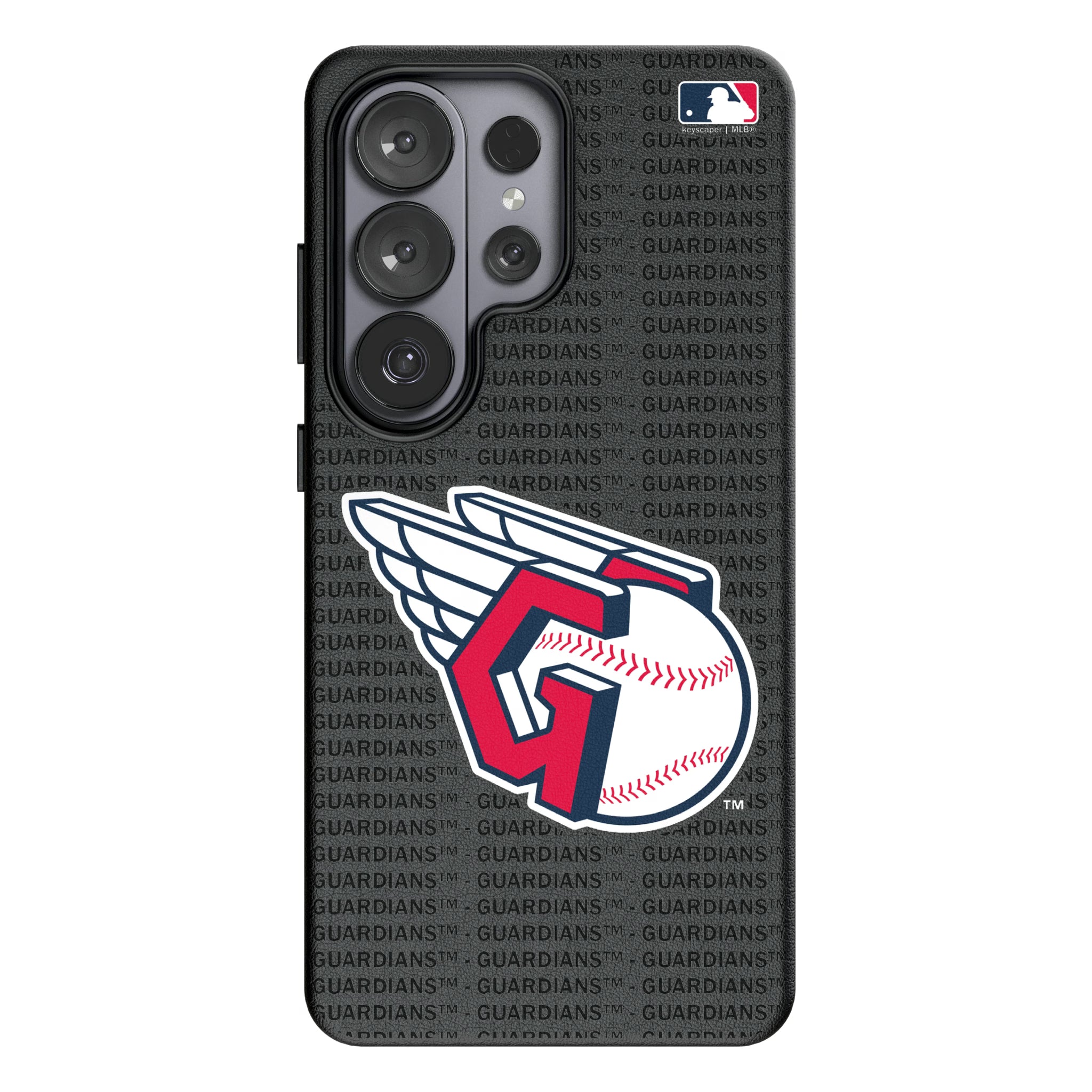 Cleveland Guardians Text Backdrop Galaxy MagSafe Compatible Phone Case for Samsung Galaxy