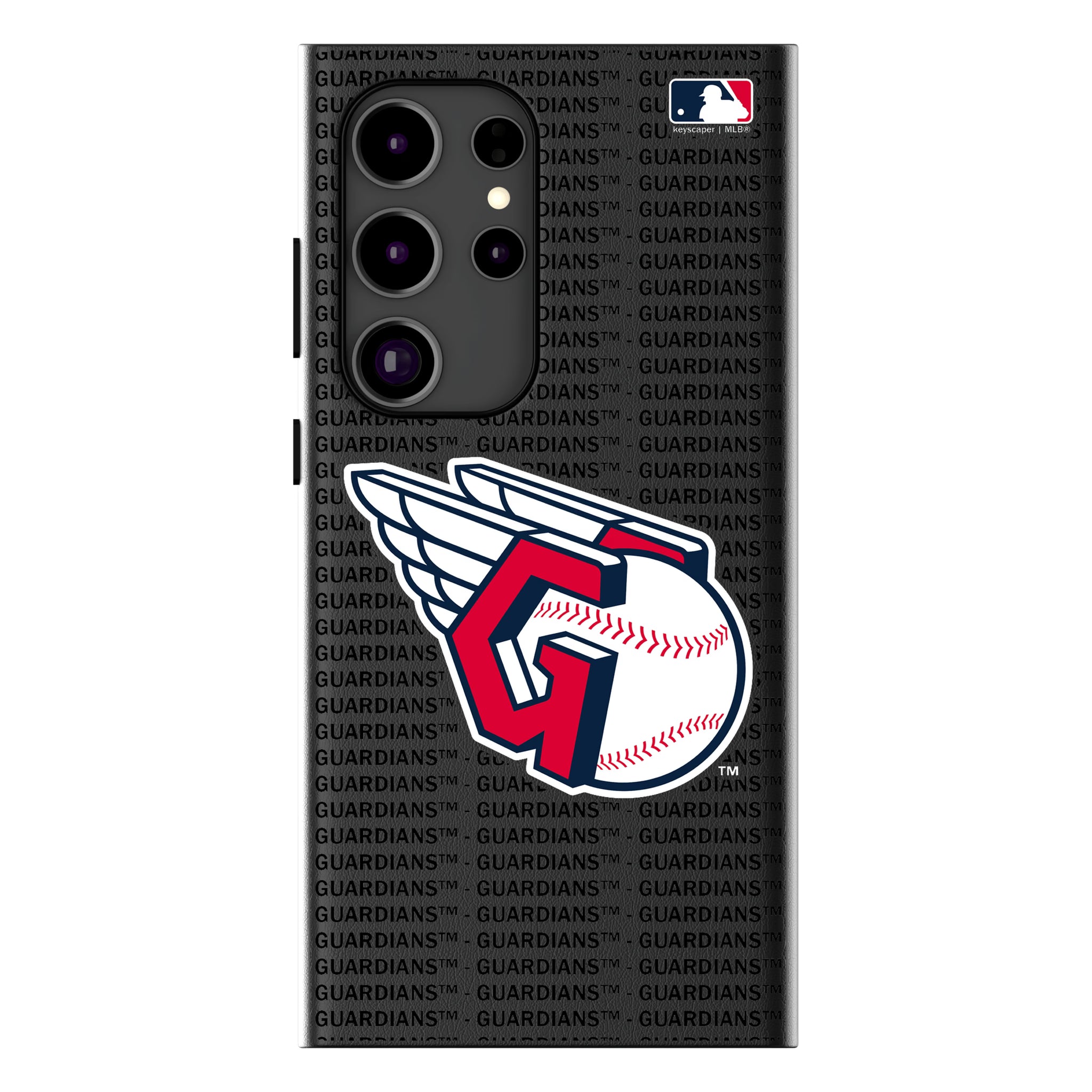 Cleveland Guardians Text Backdrop Galaxy MagSafe Compatible Phone Case for Samsung Galaxy