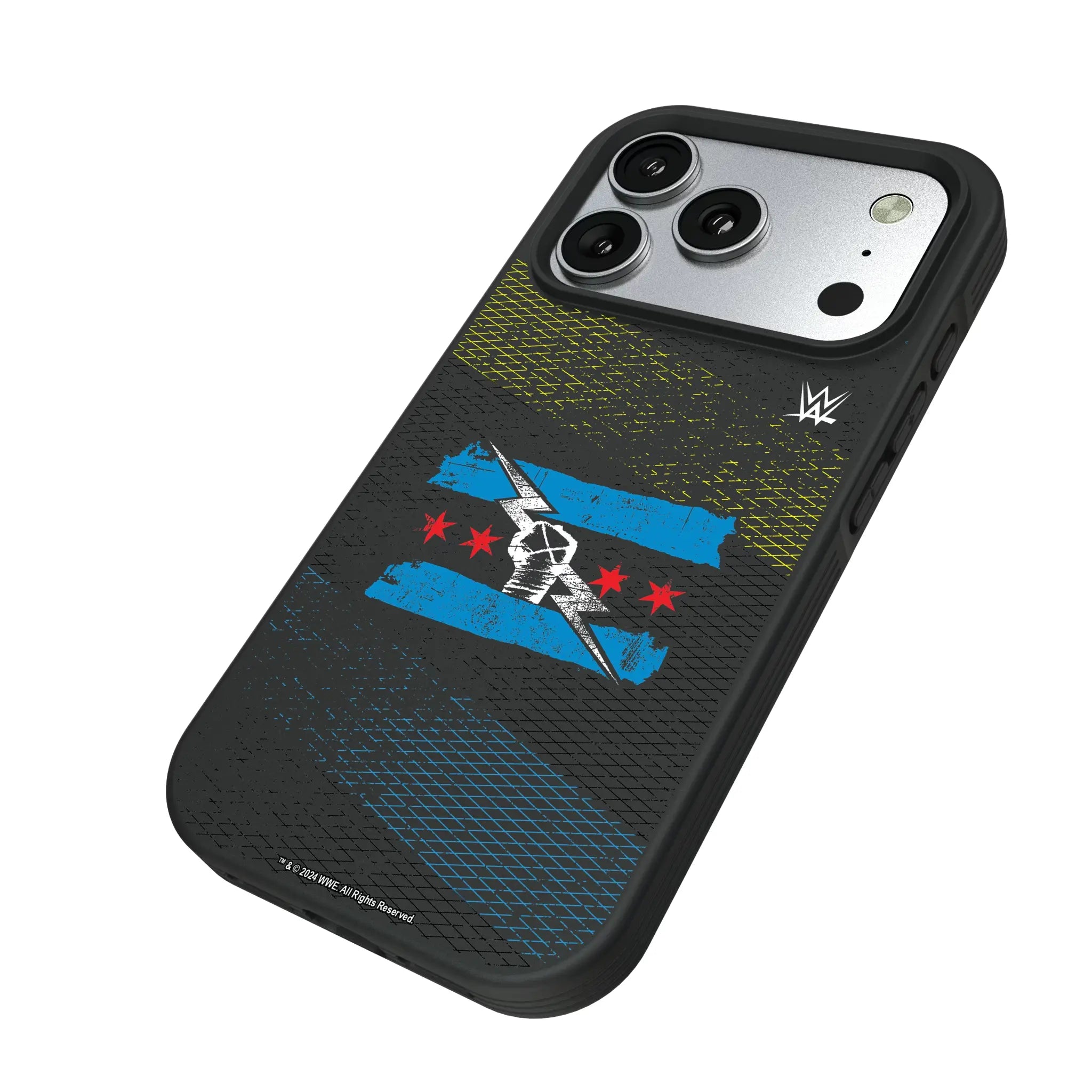 CM Punk Steel iPhone Bump Phone Case for Apple iPhone - Isometric View#Device_iPhone 17 Pro