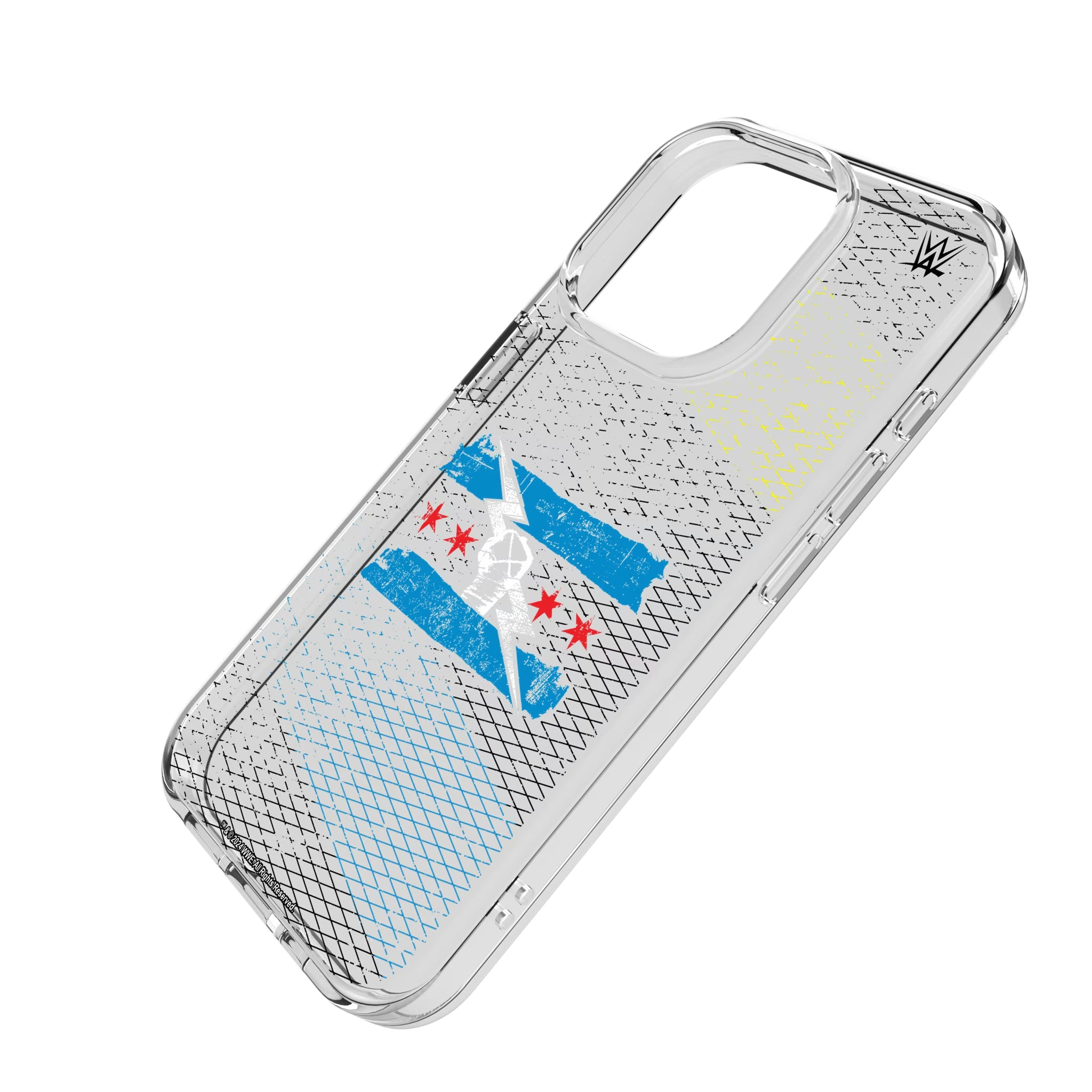 CM Punk Steel iPhone Clear Phone Case for Apple iPhone - Isometric View