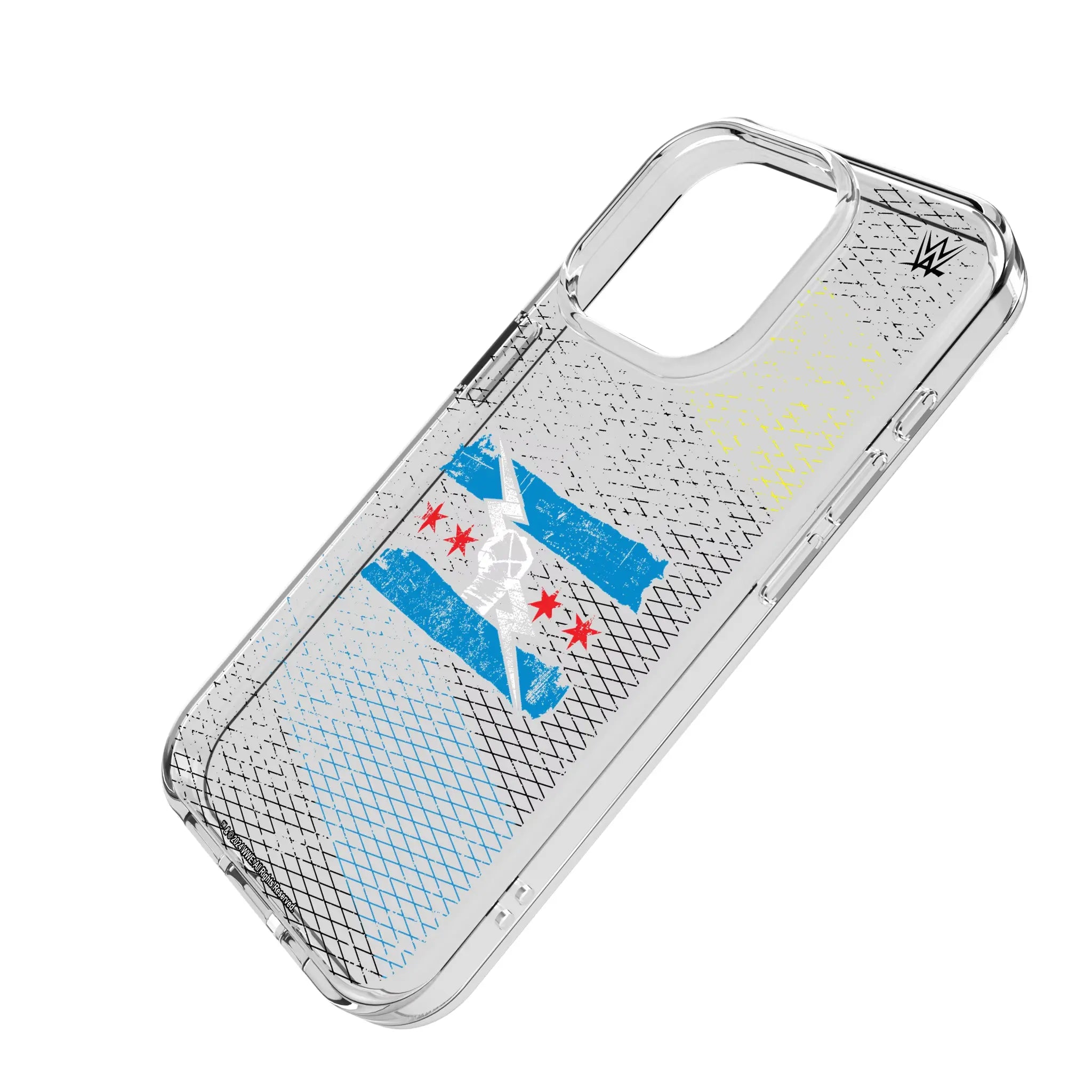 CM Punk Steel iPhone Clear Phone Case for Apple iPhone - Isometric View