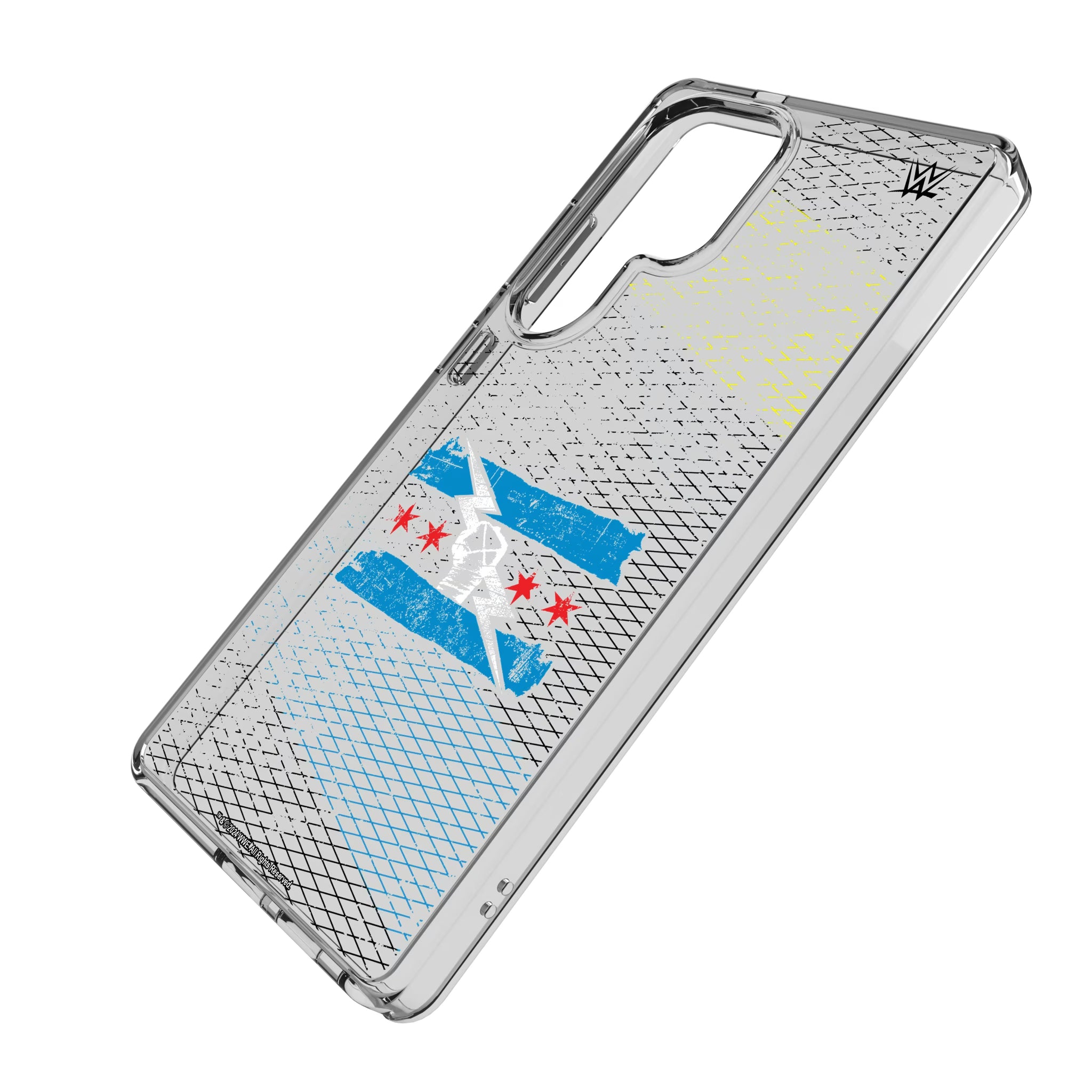 CM Punk Steel Galaxy Clear Phone Case for Samsung Galaxy - Isometric View