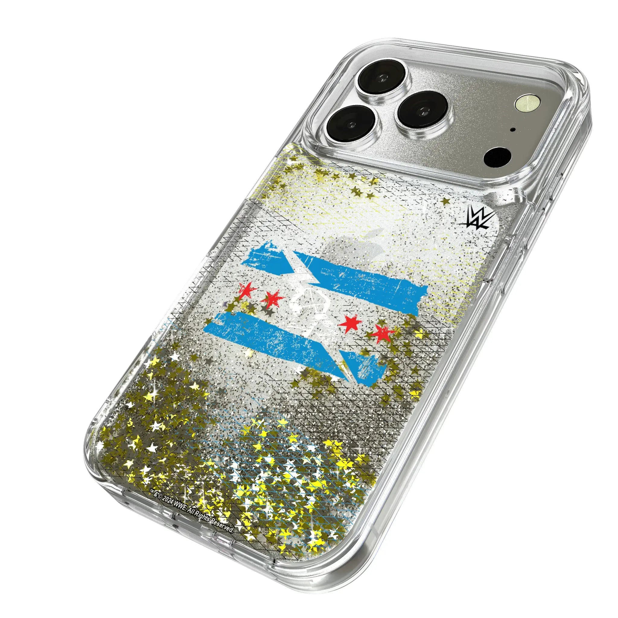 CM Punk Steel iPhone Glitter Phone Case for Apple iPhone - Isometric View