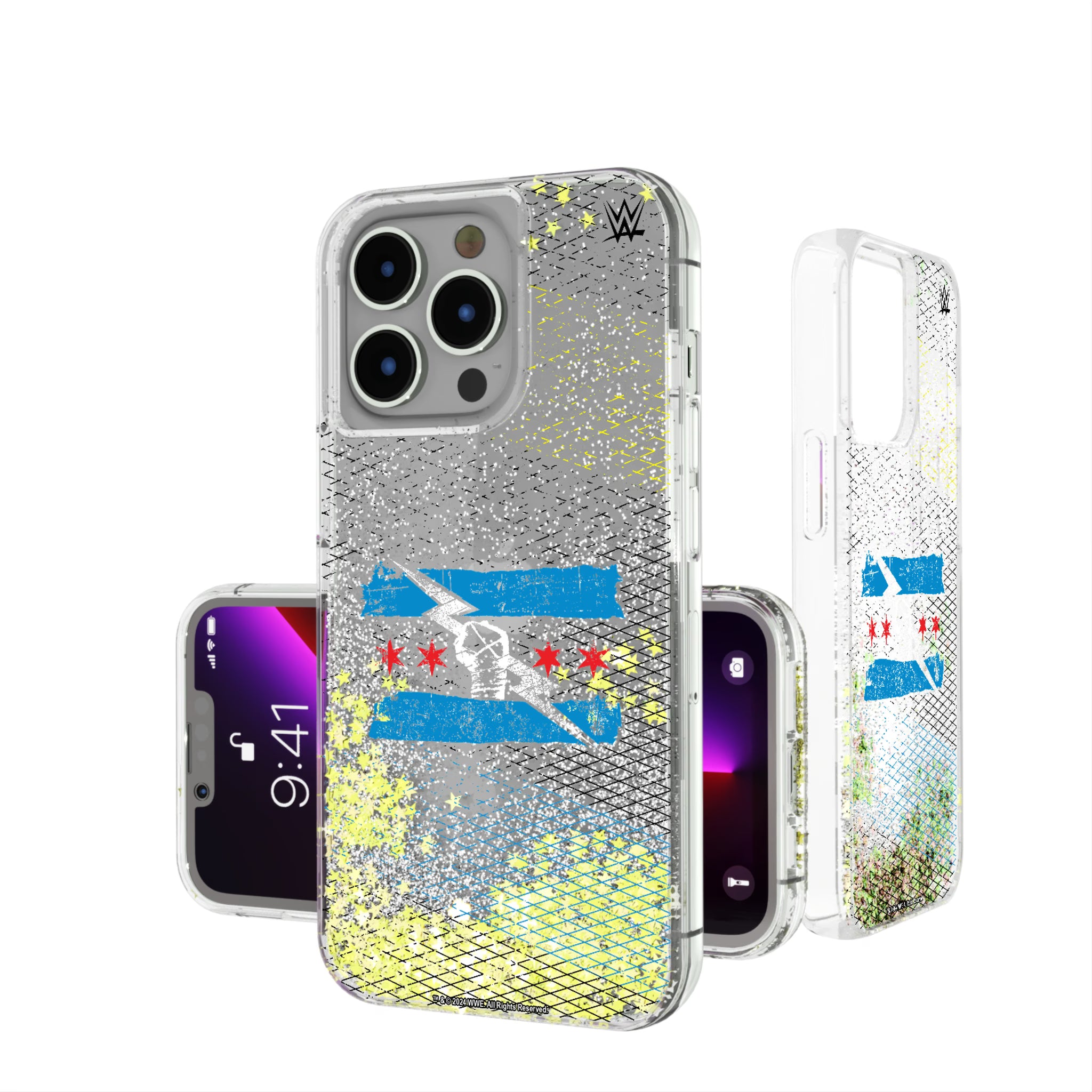 CM Punk Steel iPhone Glitter Phone Case for Apple iPhone
