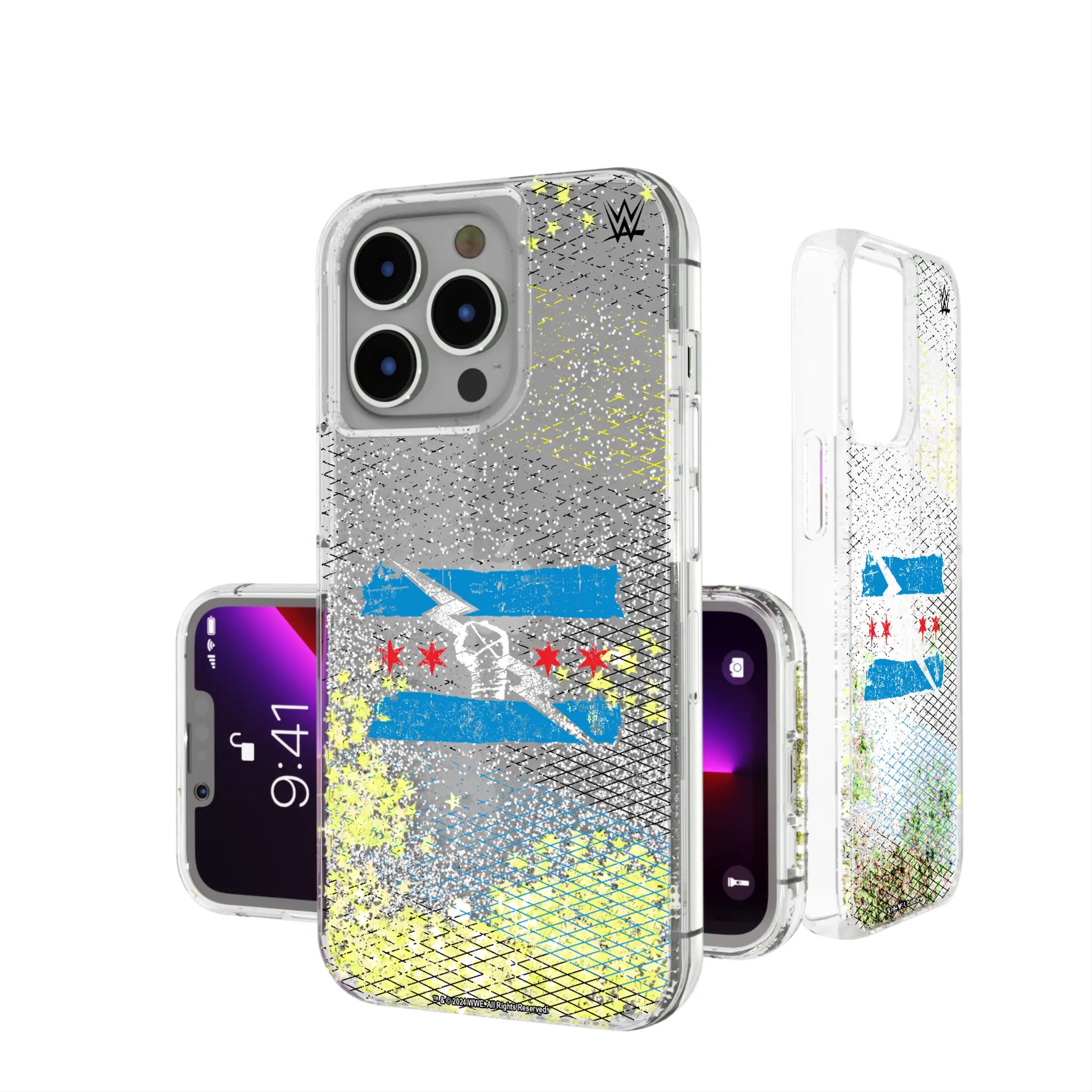CM Punk Steel iPhone Glitter Phone Case for Apple iPhone