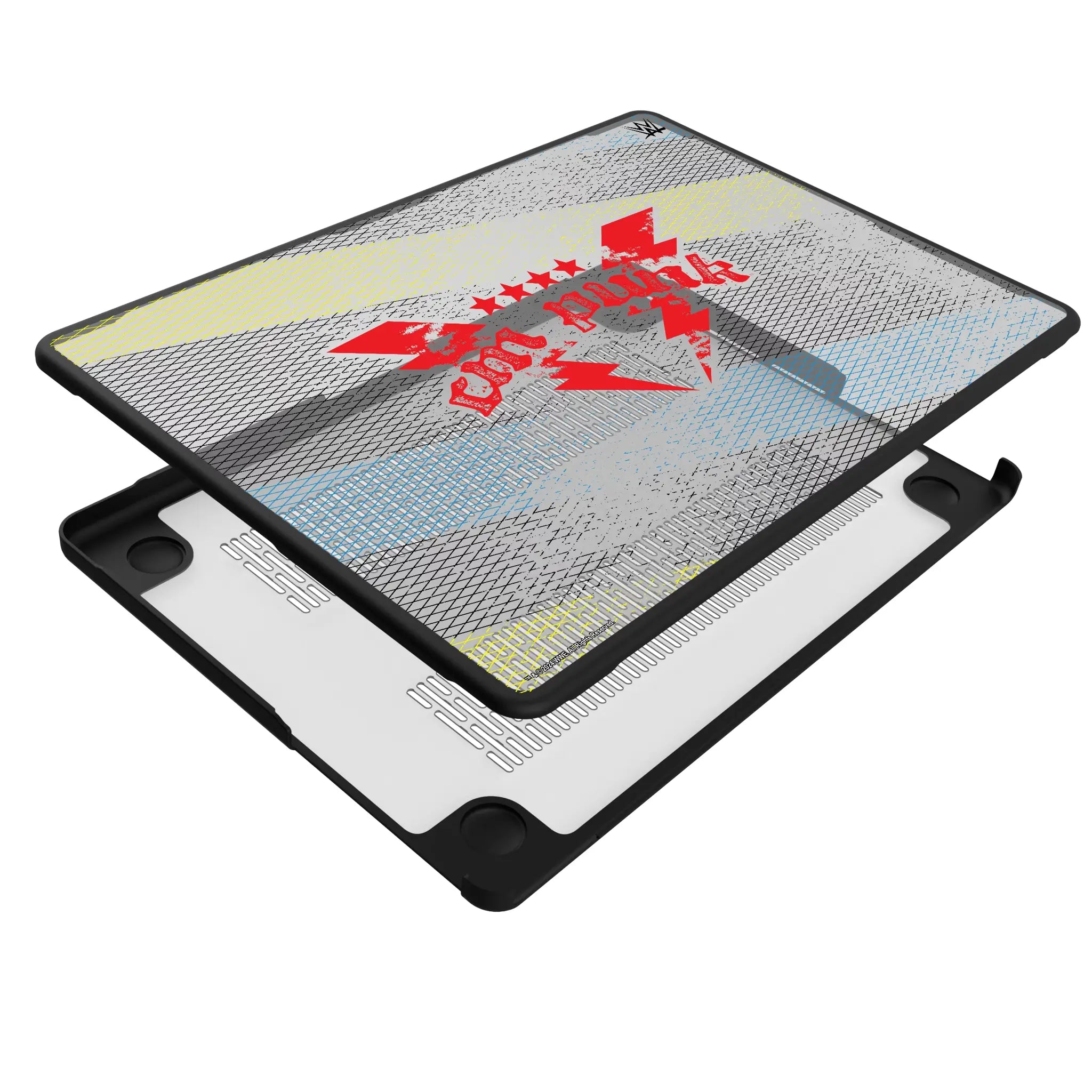 CM Punk Steel MacBook Laptop Case for Apple MacBook - Isometric View