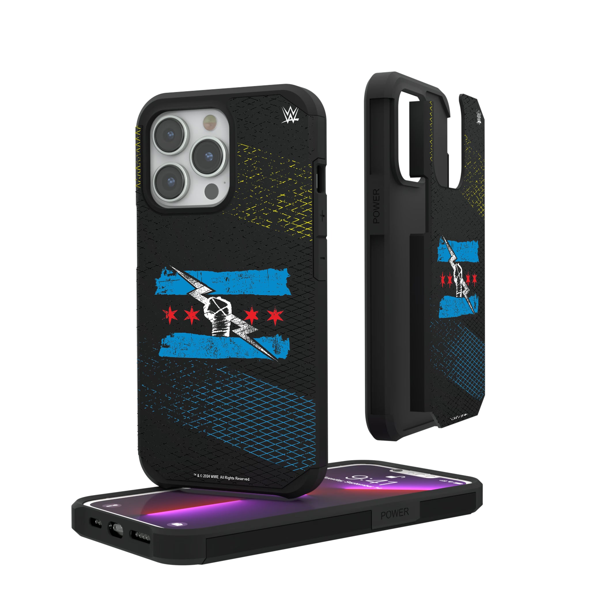 CM Punk Steel iPhone Rugged Phone Case for Apple iPhone#Device_iPhone 13 Pro