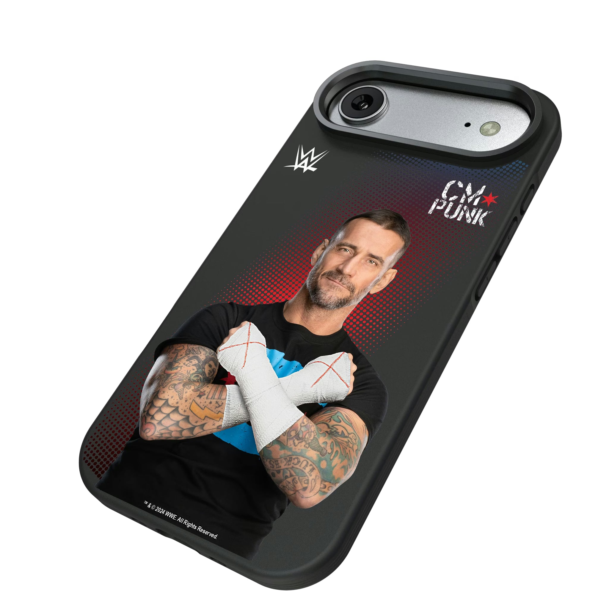 CM Punk Superstar iPhone Bump Phone Case for Apple iPhone - Isometric View#Device_iPhone Air