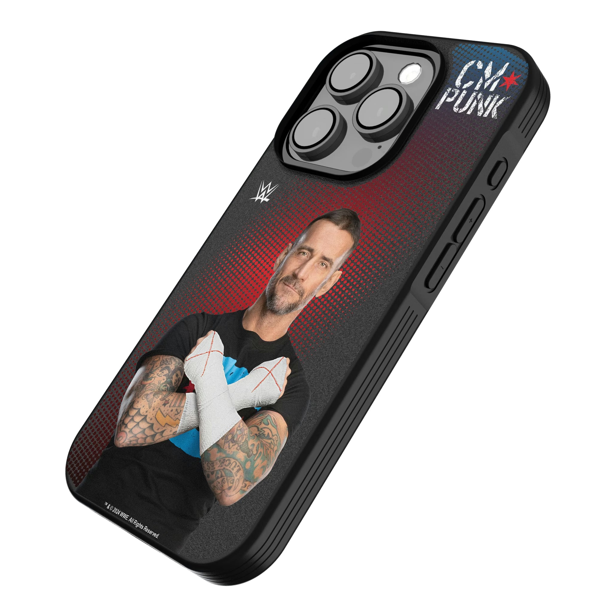 CM Punk Superstar iPhone Bump Phone Case for Apple iPhone - Isometric View