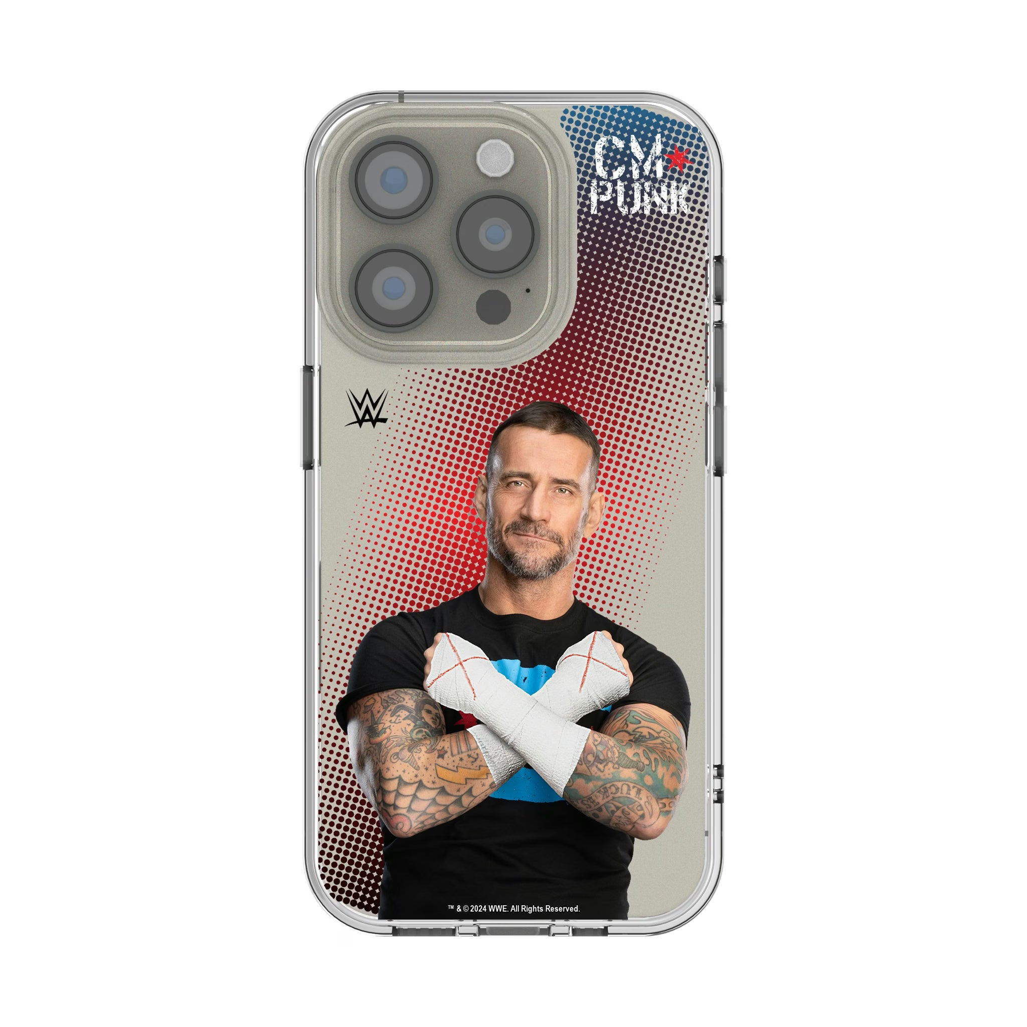 CM Punk Superstar iPhone Clear Phone Case for Apple iPhone