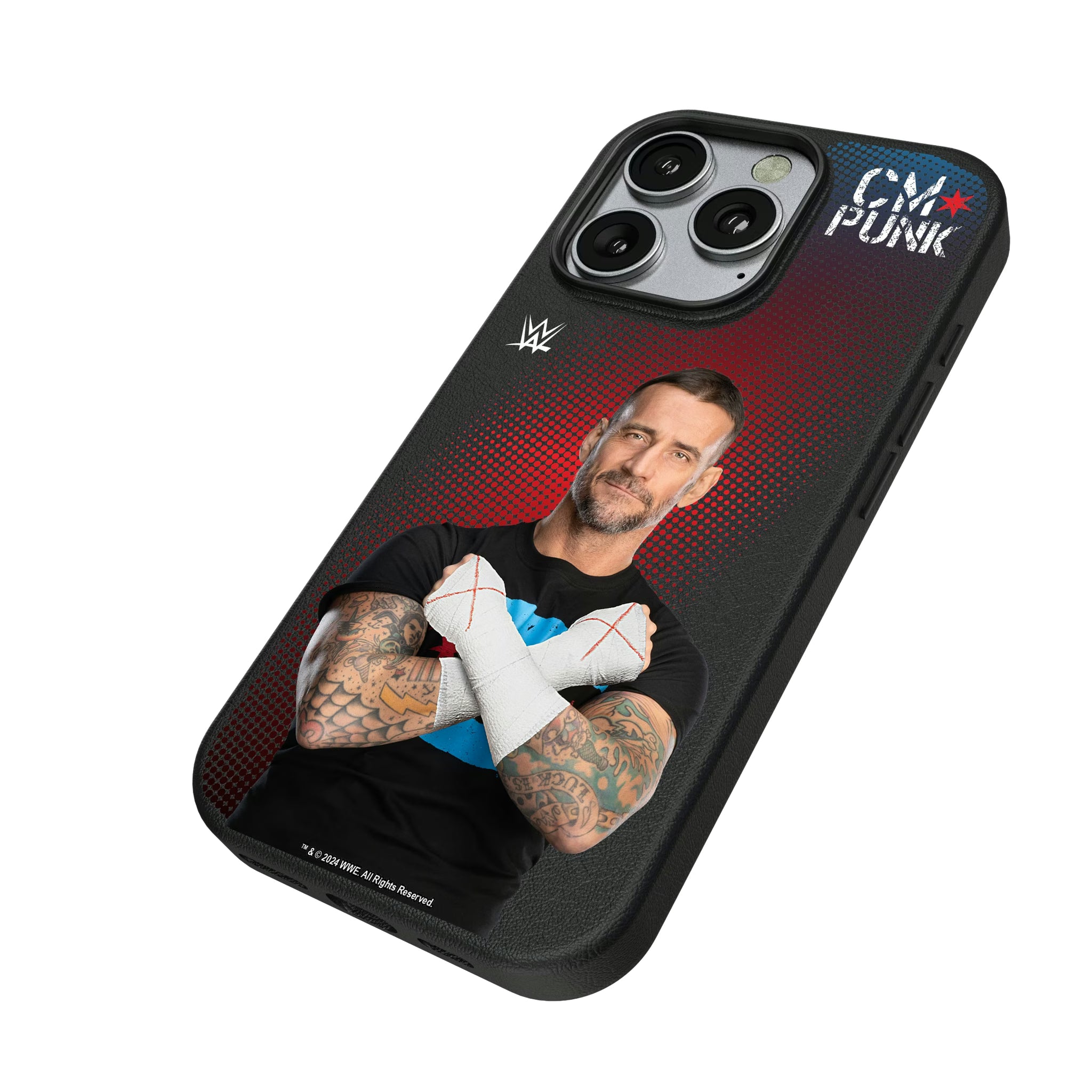 CM Punk Superstar iPhone MagSafe Compatible Phone Case for Apple iPhone - Isometric View