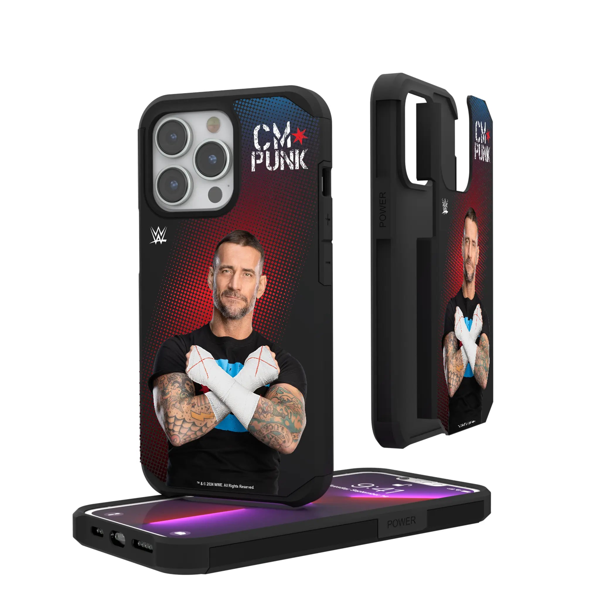 CM Punk Superstar iPhone Rugged Phone Case for Apple iPhone