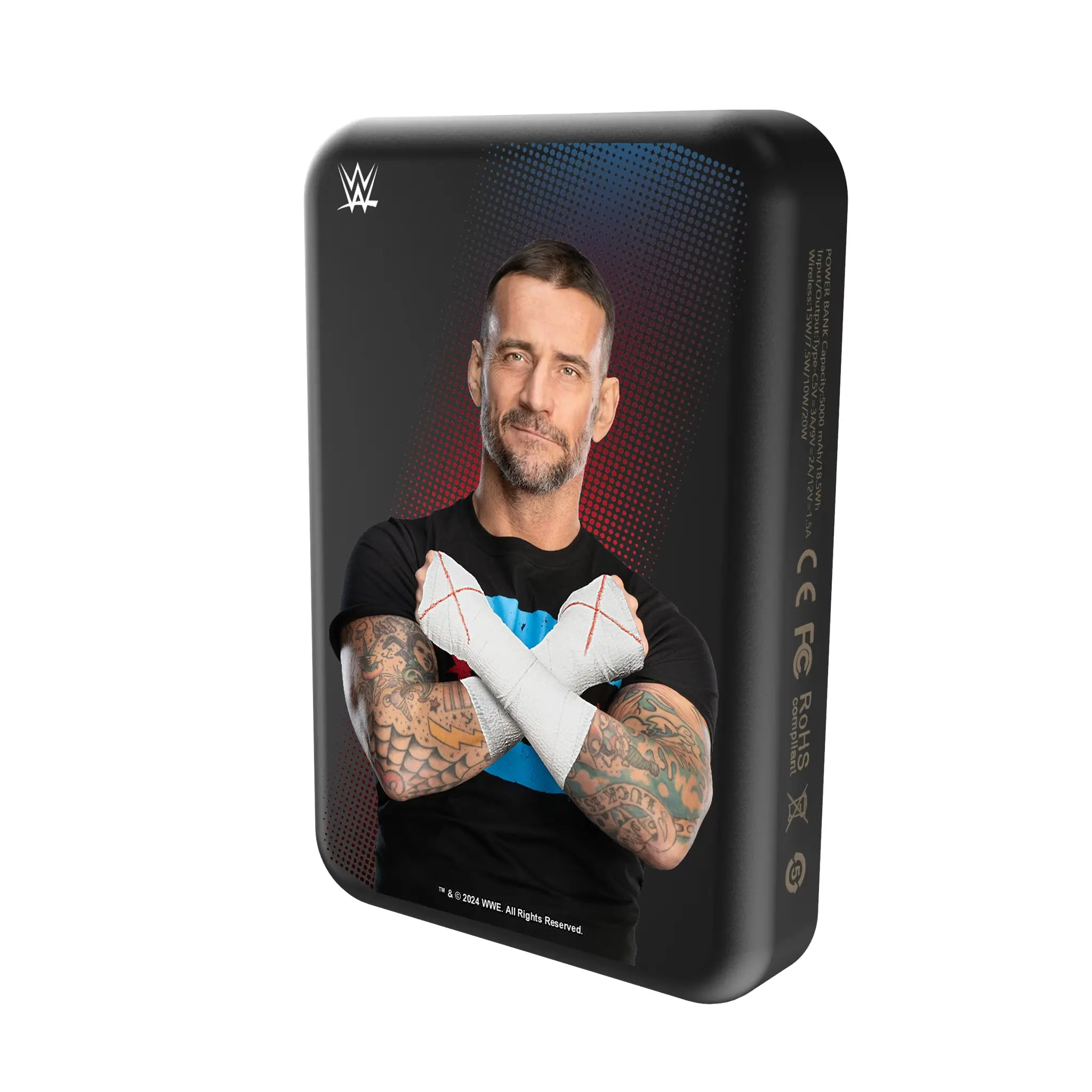 CM Punk Superstar Wireless Mag Power Bank