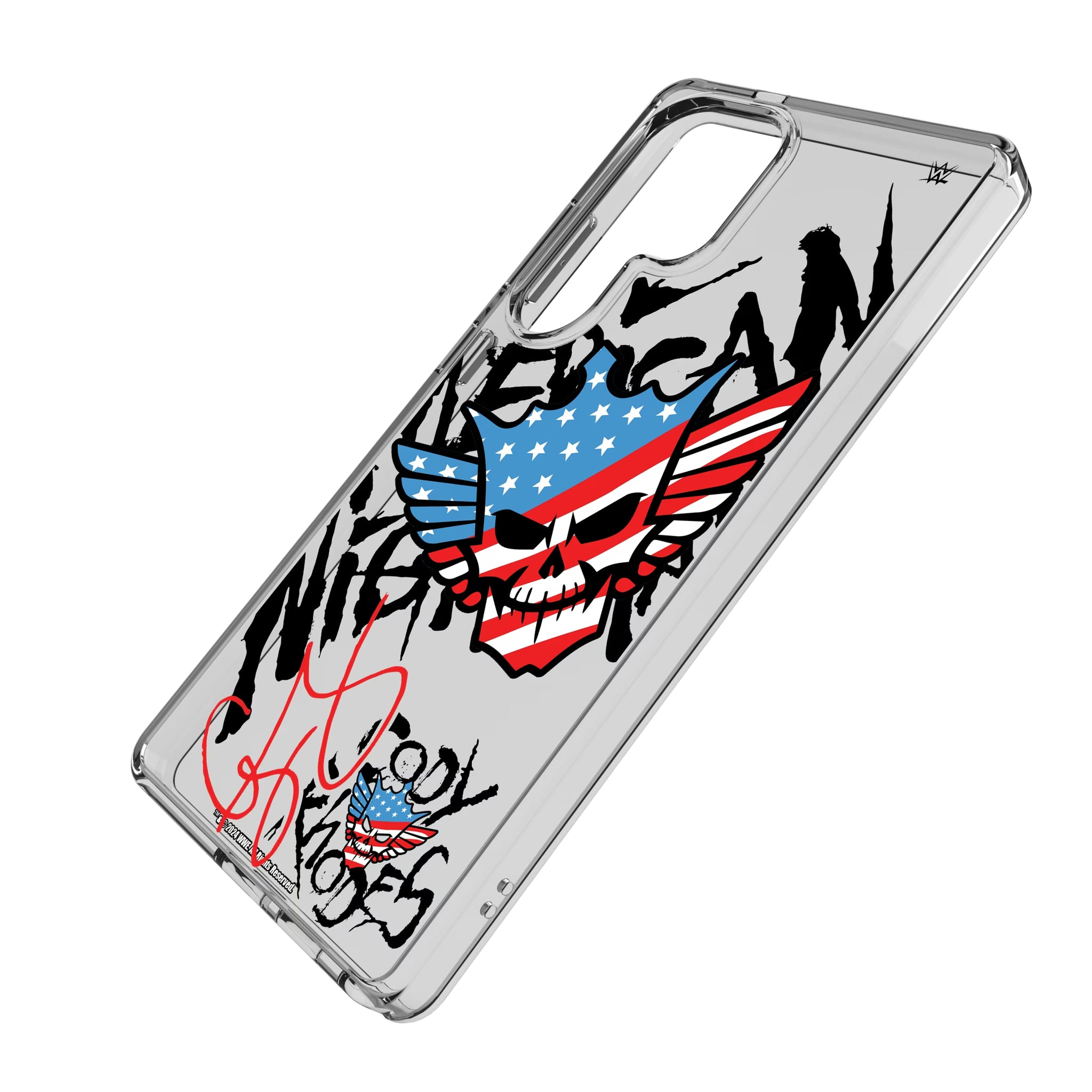 Cody Rhodes Impact Galaxy Clear Phone Case for Samsung Galaxy - Isometric View