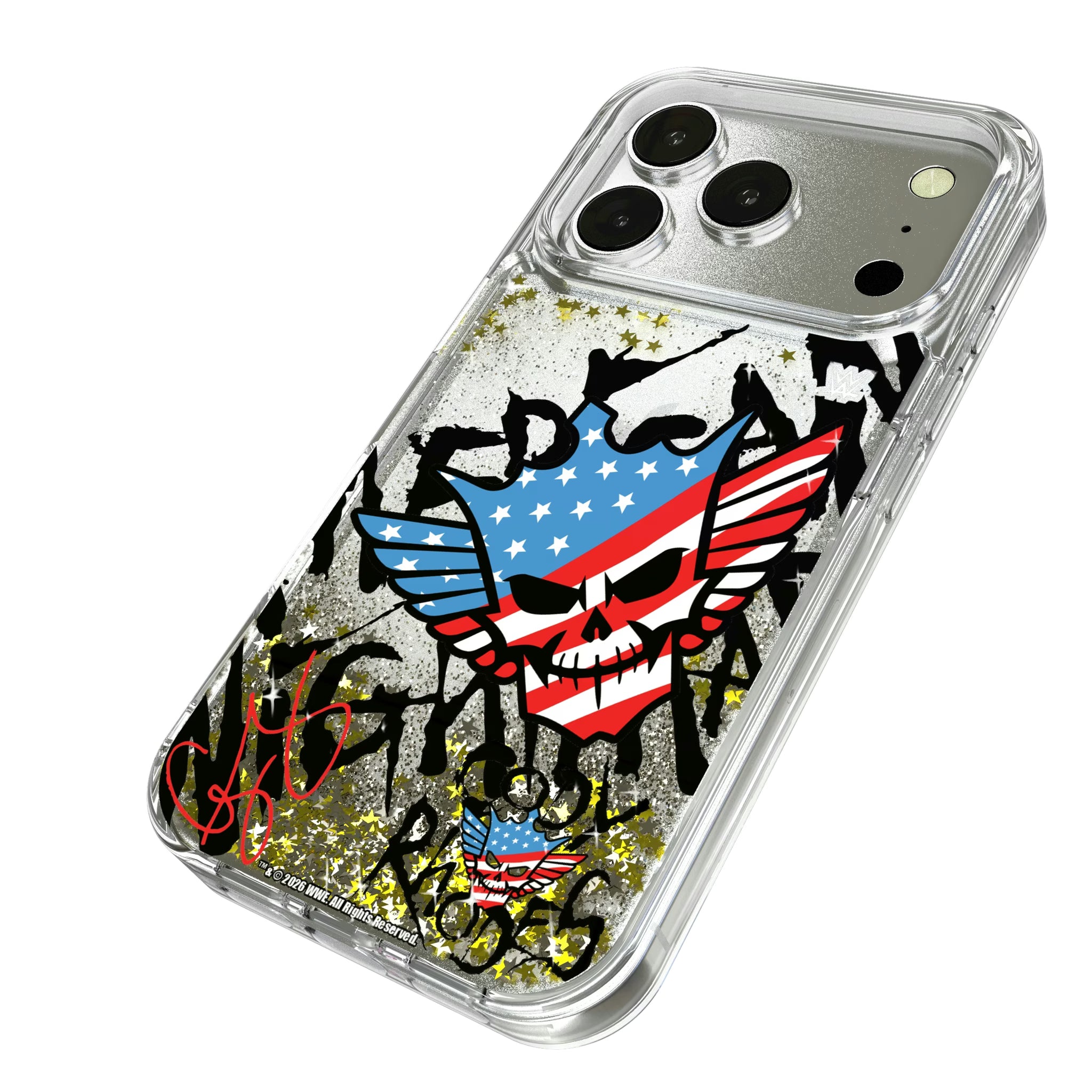Cody Rhodes Impact iPhone Glitter Phone Case for Apple iPhone - Isometric View