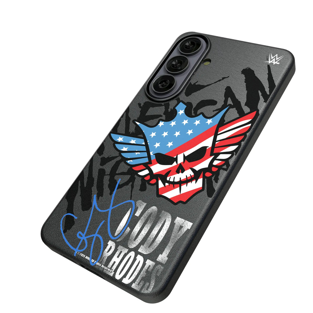 Cody Rhodes Impact Galaxy MagSafe Compatible Phone Case for Samsung Galaxy - Isometric View#Device_Galaxy S26 Plus