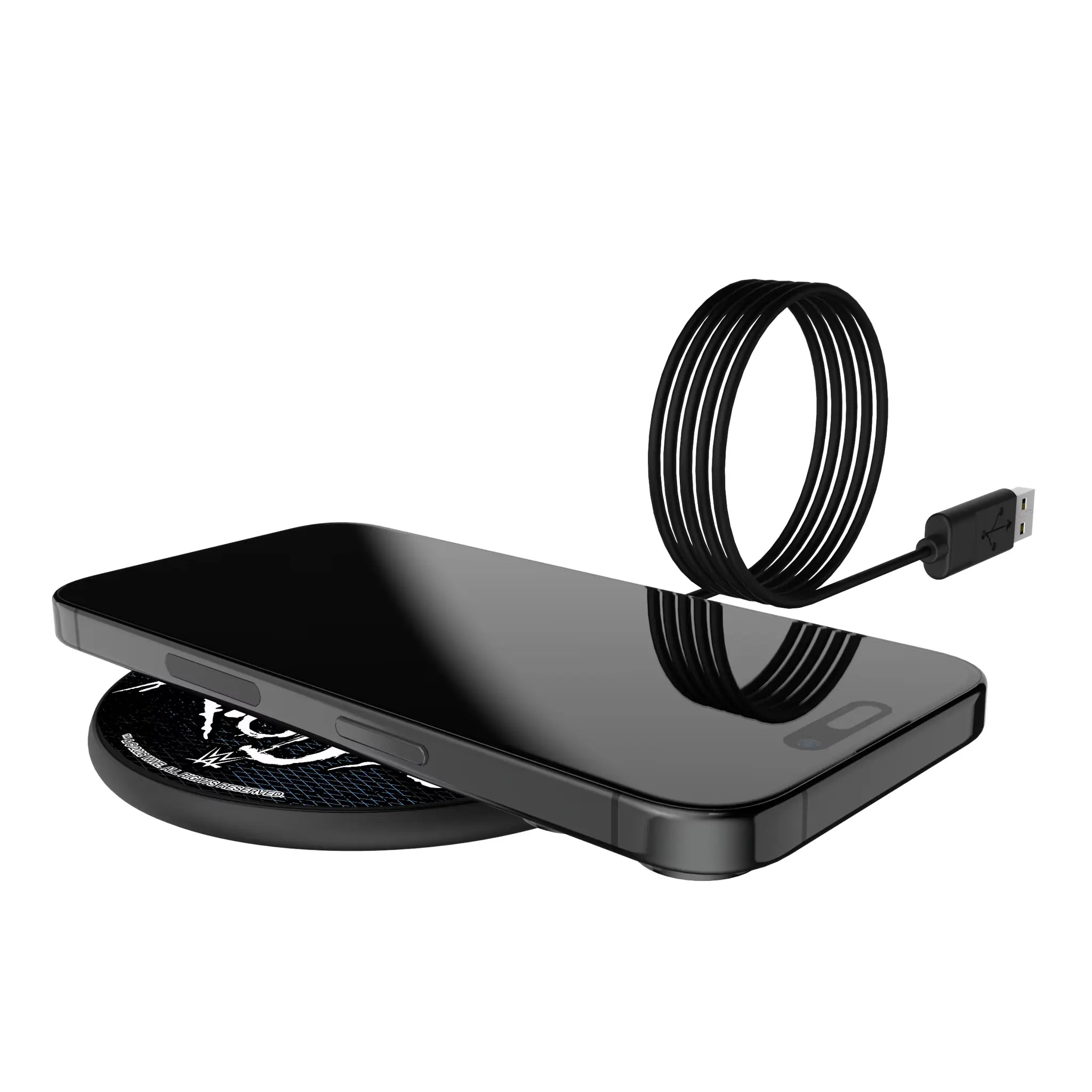 Cody Rhodes Steel 15-Watt Wireless Charger - Lifestyle