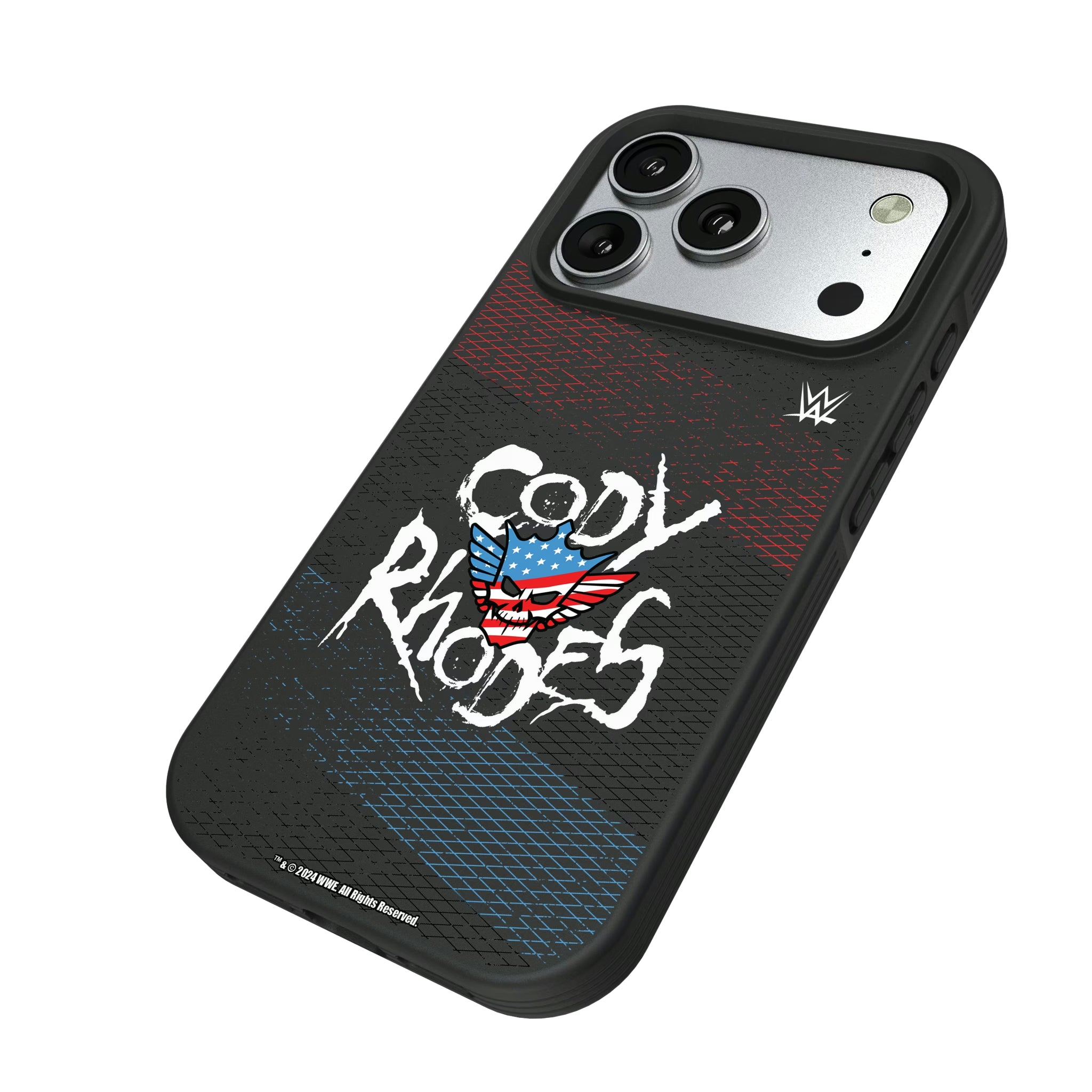 Cody Rhodes Steel iPhone Bump Phone Case for Apple iPhone - Isometric View#Device_iPhone 17 Pro