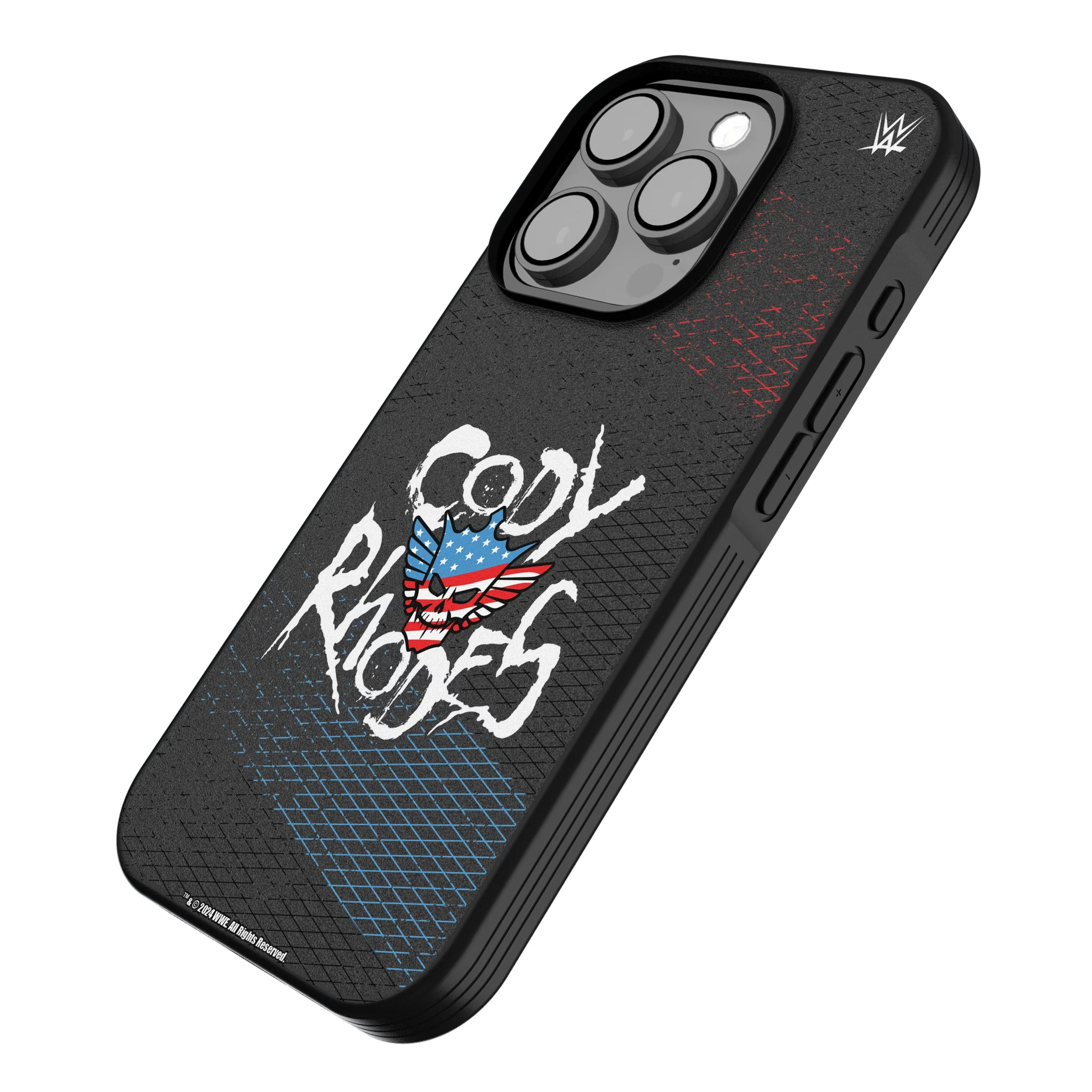 Cody Rhodes Steel iPhone Bump Phone Case for Apple iPhone - Isometric View