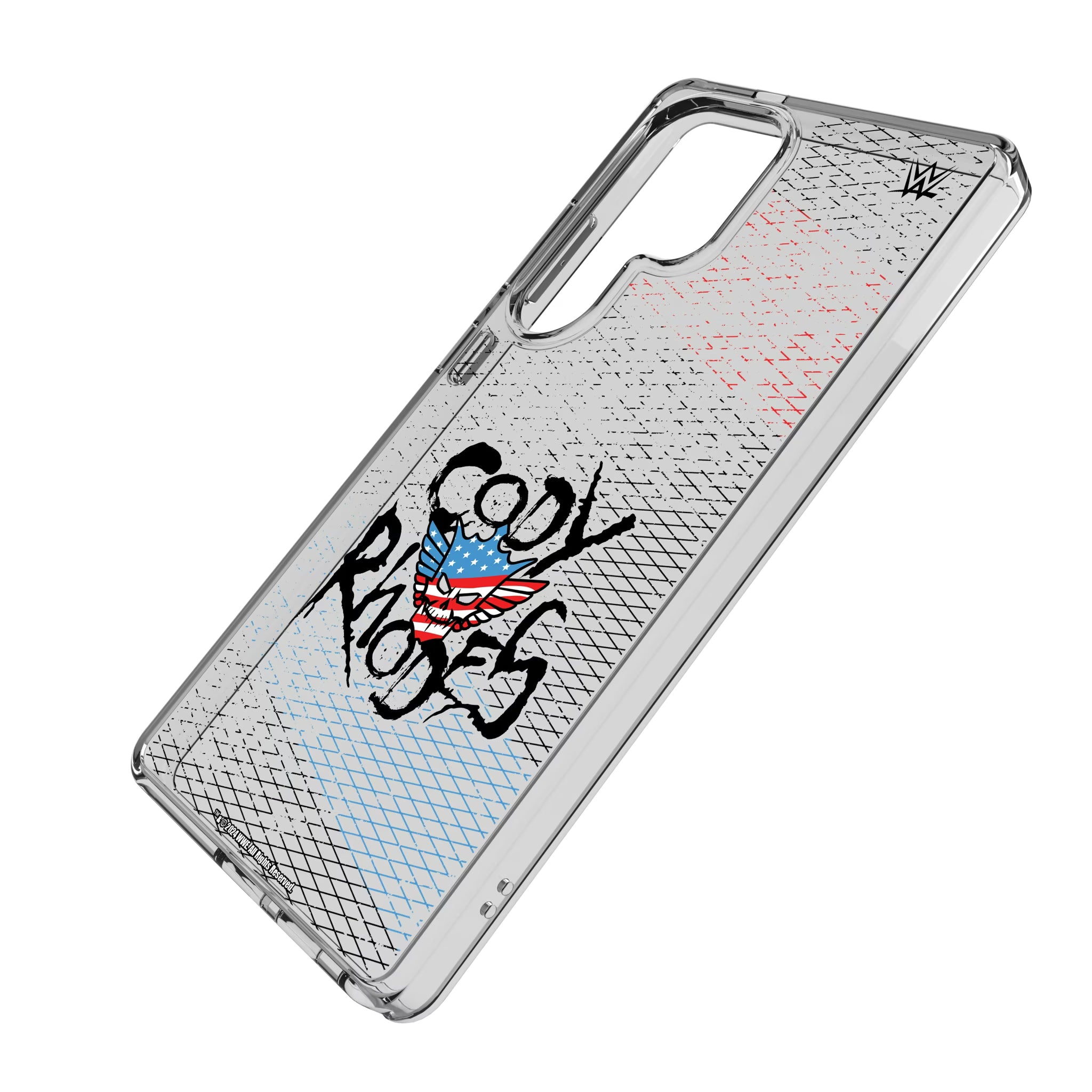 Cody Rhodes Steel Galaxy Clear Phone Case for Samsung Galaxy - Isometric View