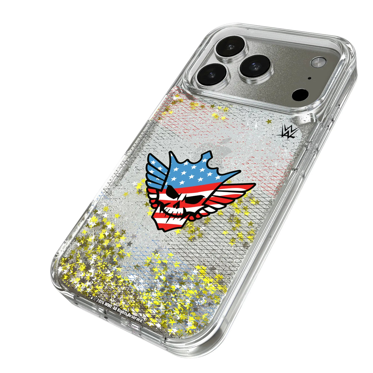 Cody Rhodes Steel iPhone Glitter Phone Case for Apple iPhone - Isometric View#Device_iPhone 17 Pro