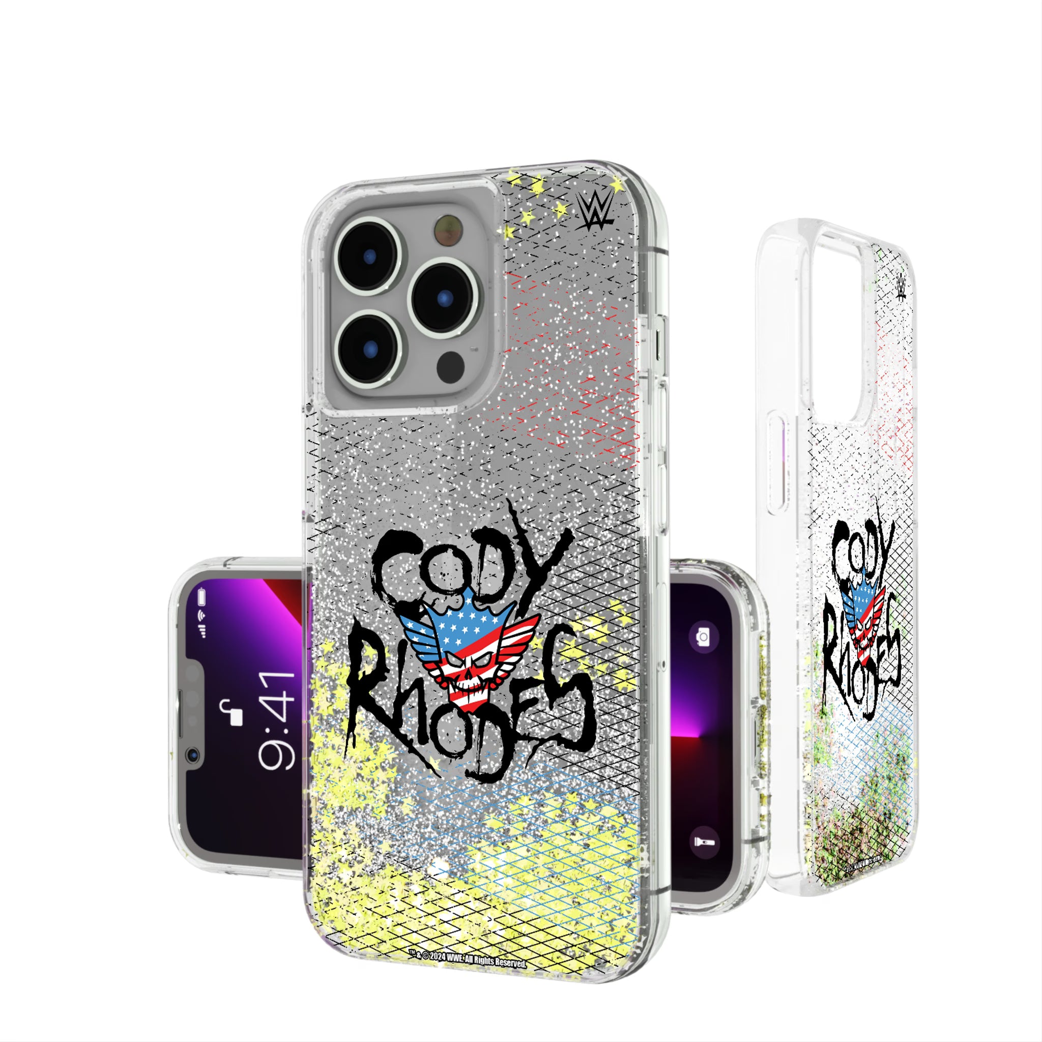 Cody Rhodes Steel iPhone Glitter Phone Case for Apple iPhone