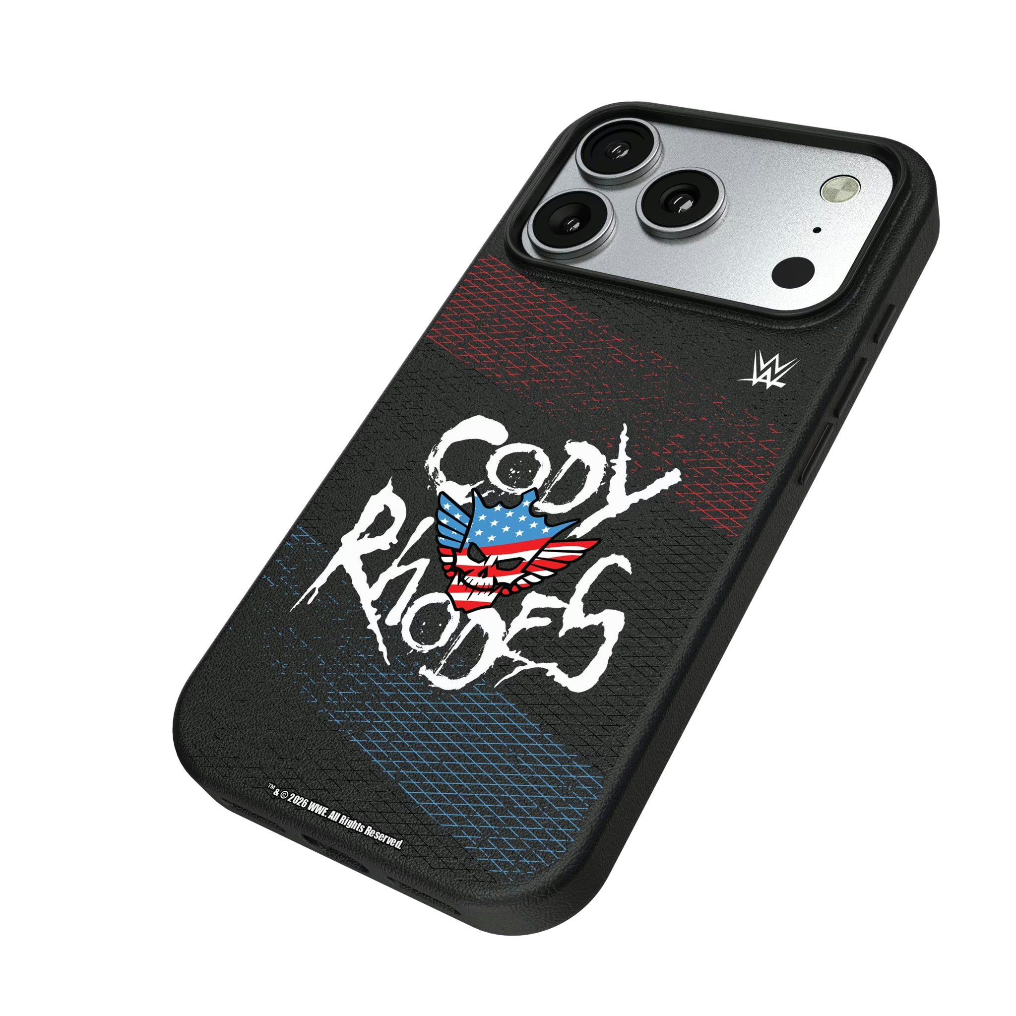 Cody Rhodes Steel iPhone MagSafe Compatible Phone Case for Apple iPhone - Isometric View#Device_iPhone 17 Pro