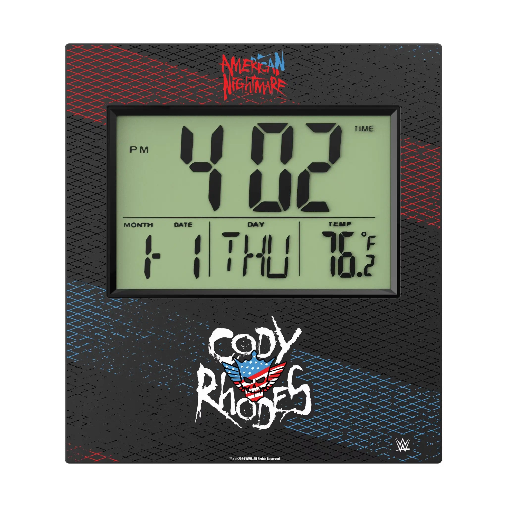 Cody Rhodes Steel Wall Clock