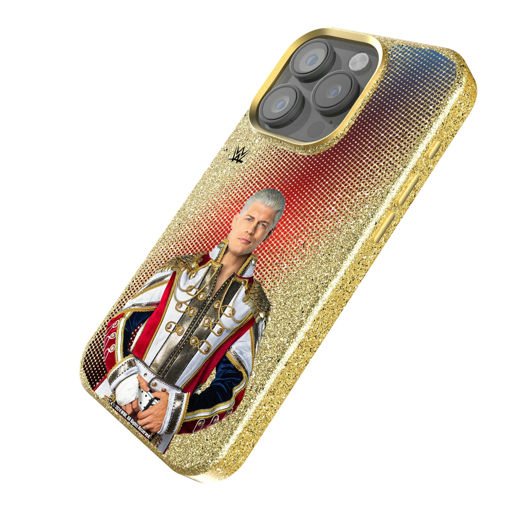 Cody Rhodes Superstar iPhone Bling Phone Case for Apple iPhone - Isometric View