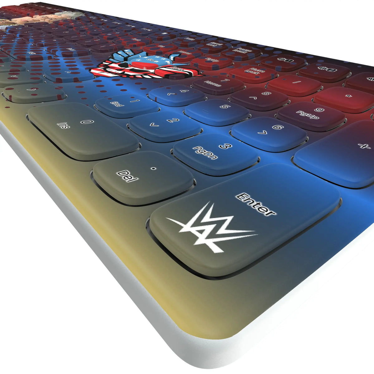 Cody Rhodes Superstar KKB605 Curved Wireless Keyboard - Detail