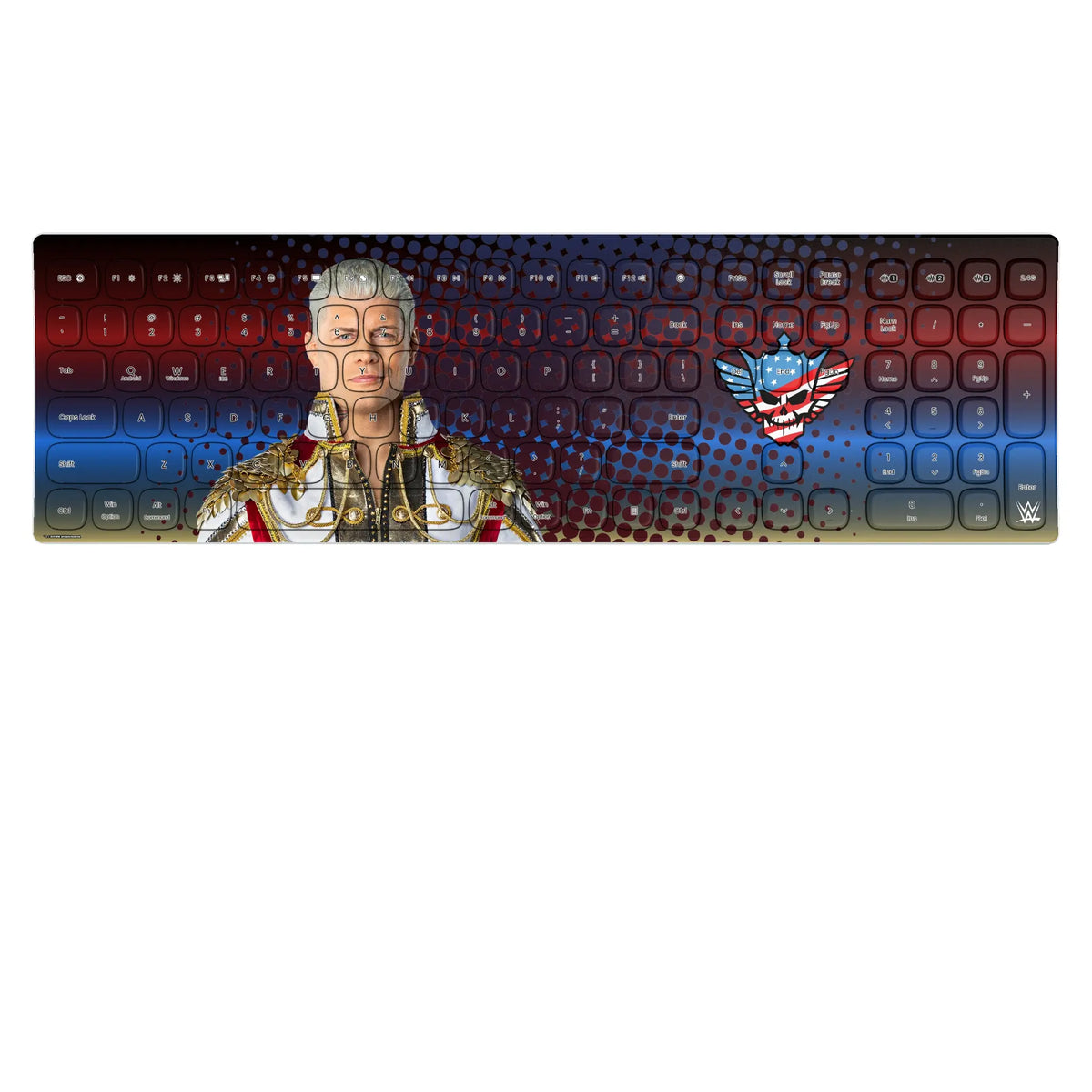 Cody Rhodes Superstar KKB605 Curved Wireless Keyboard