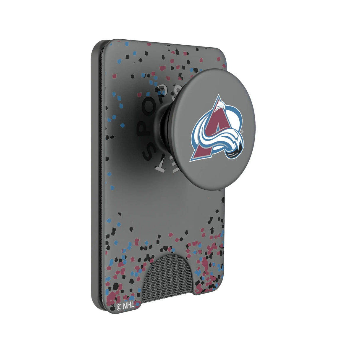 Colorado Avalanche Confetti Popsockets Wallet Magnetic