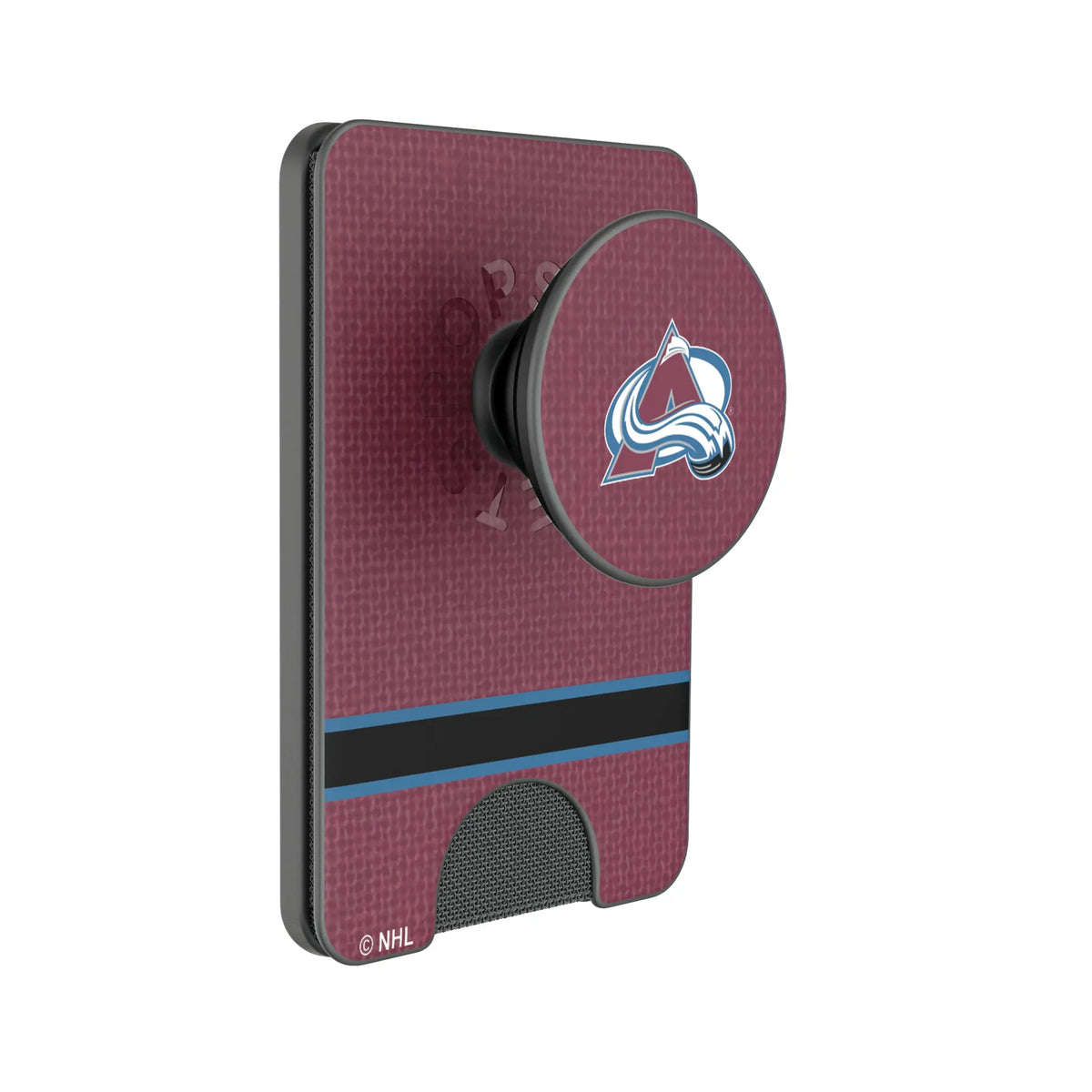 Colorado Avalanche Endzone Solid Popsockets Wallet Magnetic
