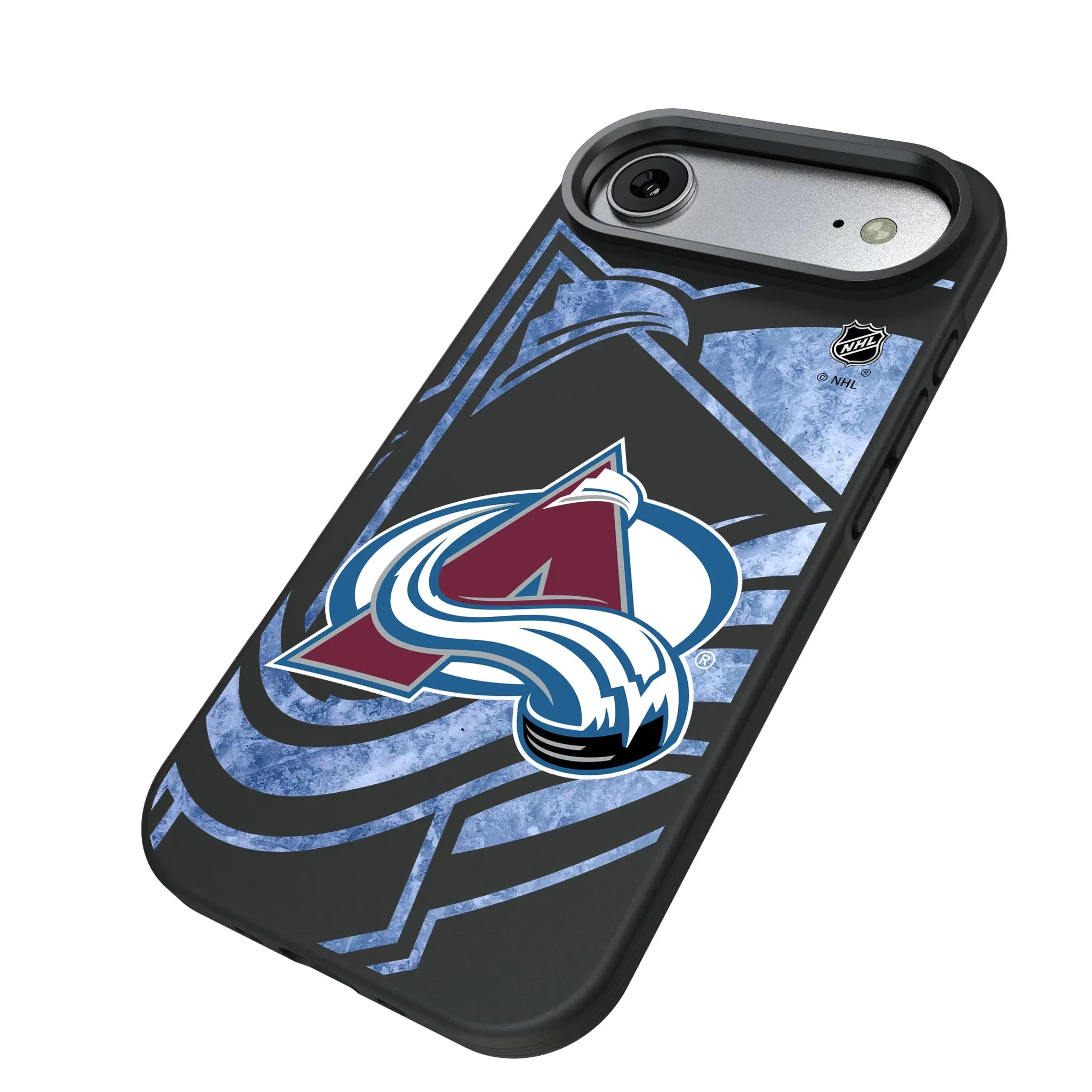 Colorado Avalanche Ice Tilt iPhone Bump Phone Case for Apple iPhone - Isometric View#Device_iPhone Air