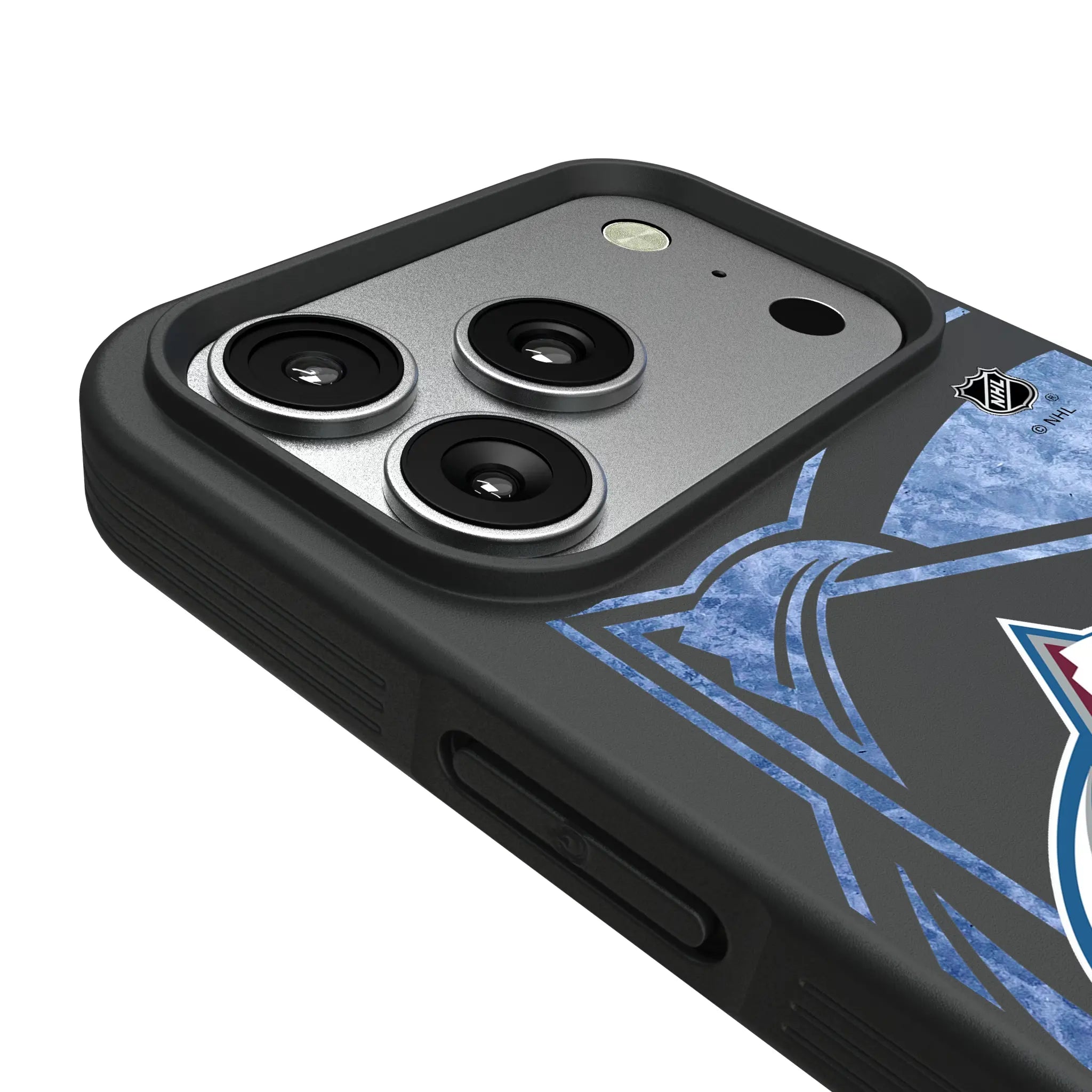 Colorado Avalanche Ice Tilt iPhone Bump Phone Case for Apple iPhone - Detail#Device_iPhone 17 Pro